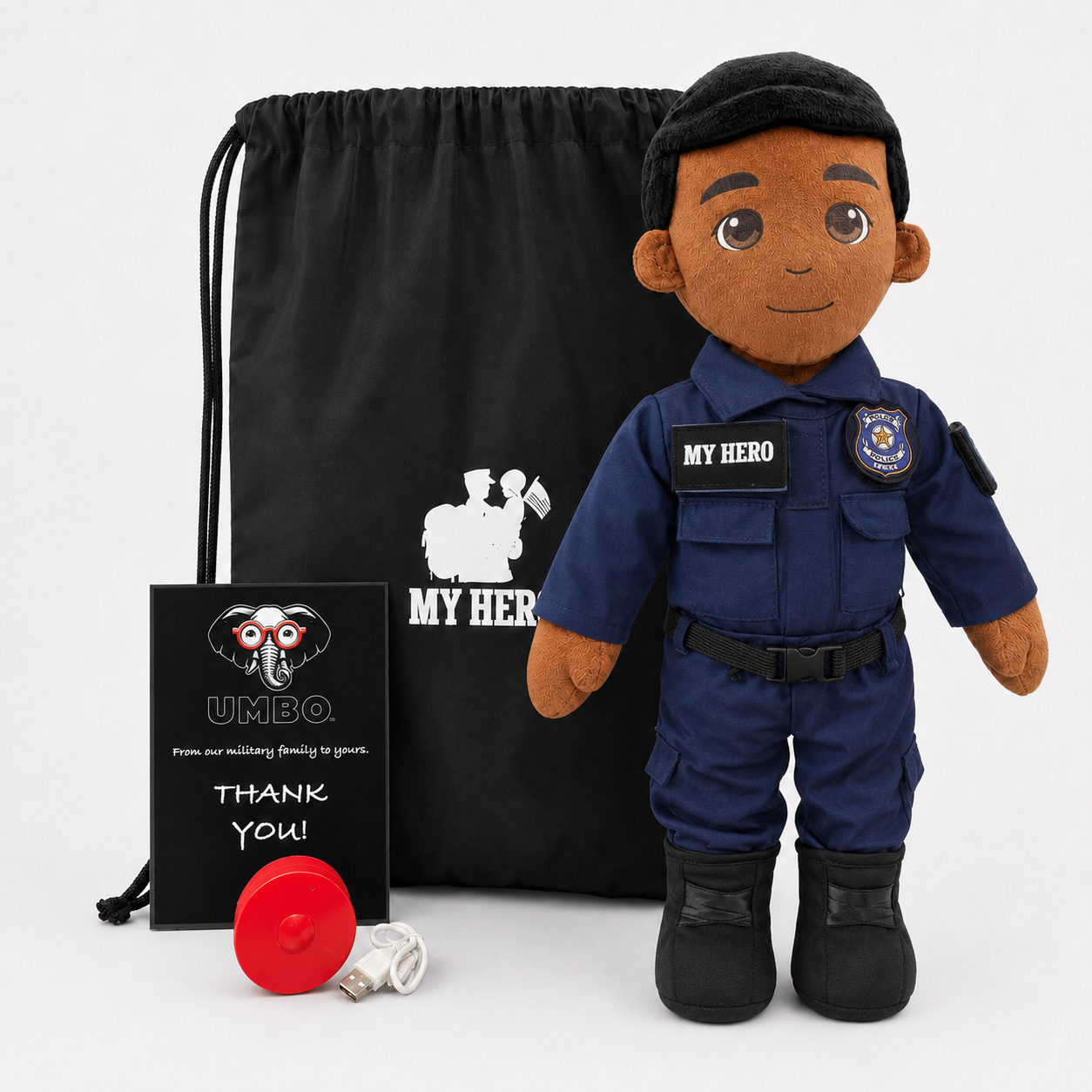 Police Doll | Police Officer Doll & Recordable Plush