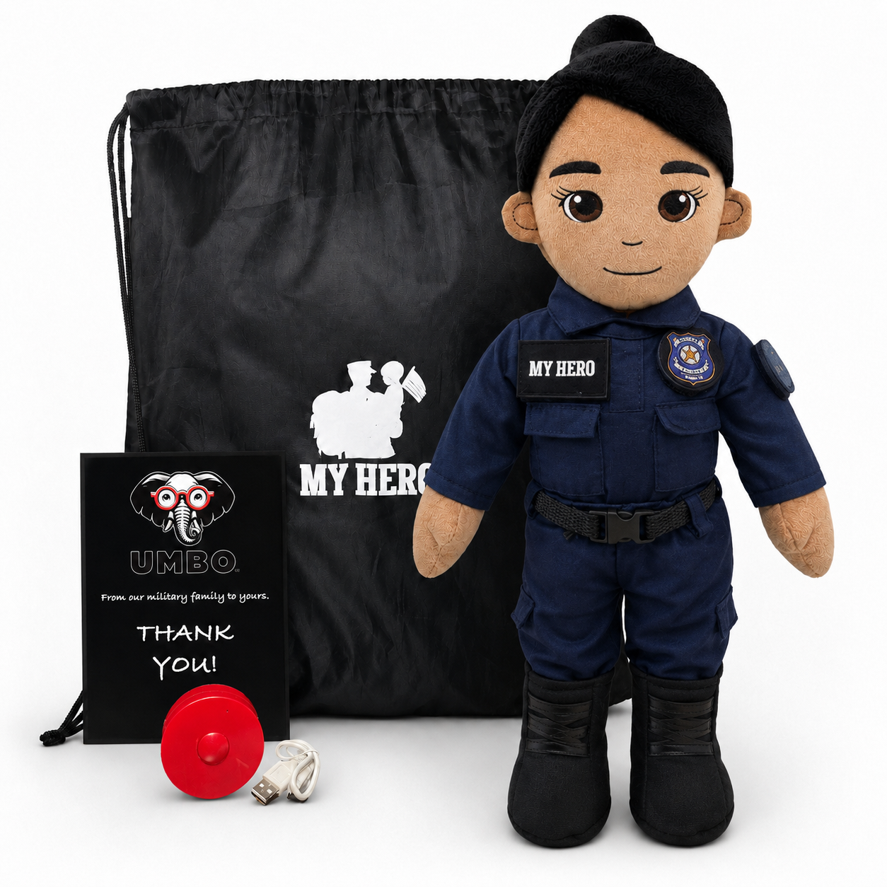Police Doll | Police Officer Doll & Recordable Plush