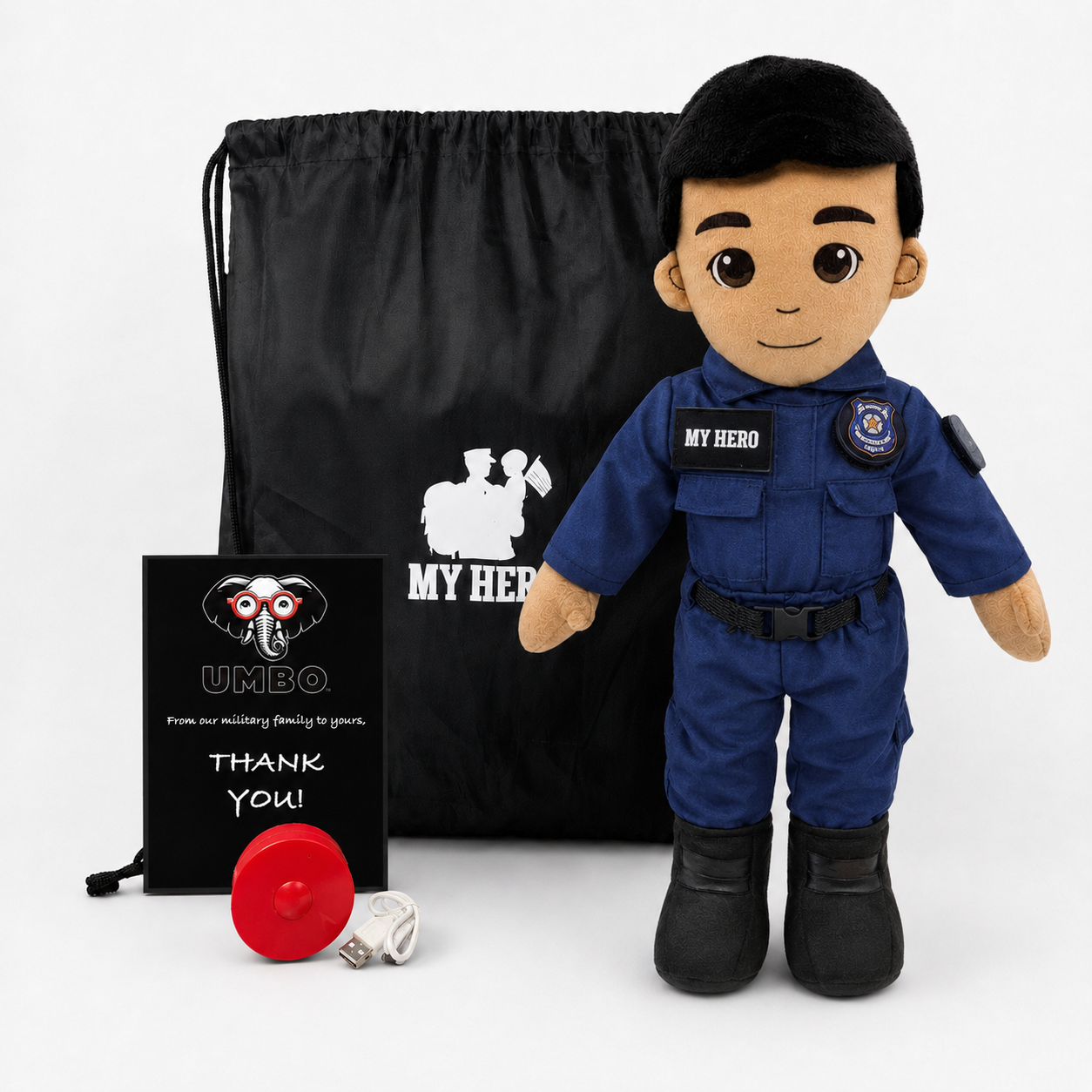 Police Doll | Police Officer Doll & Recordable Plush