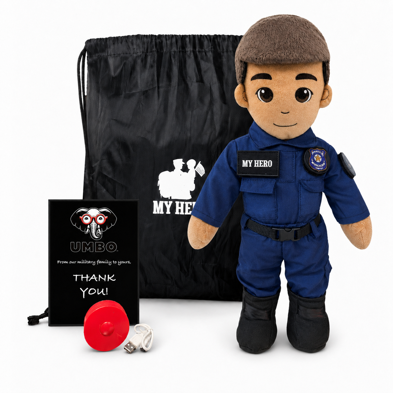 Police Doll | Police Officer Doll & Recordable Plush