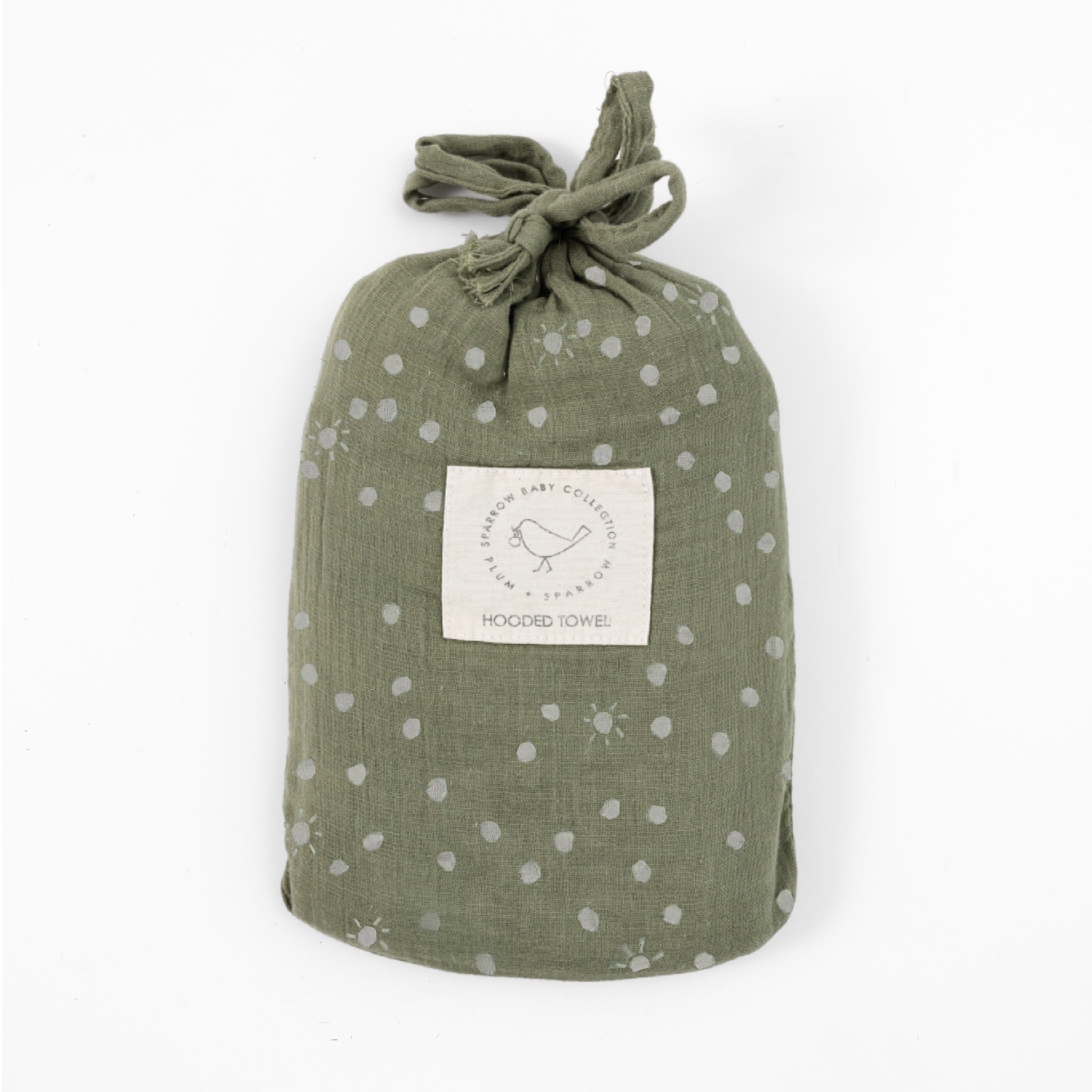 Hooded Towel<br> Polka Dot Suns