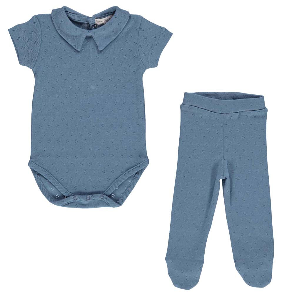 Polo Set - Sea Blue - FINAL SALE