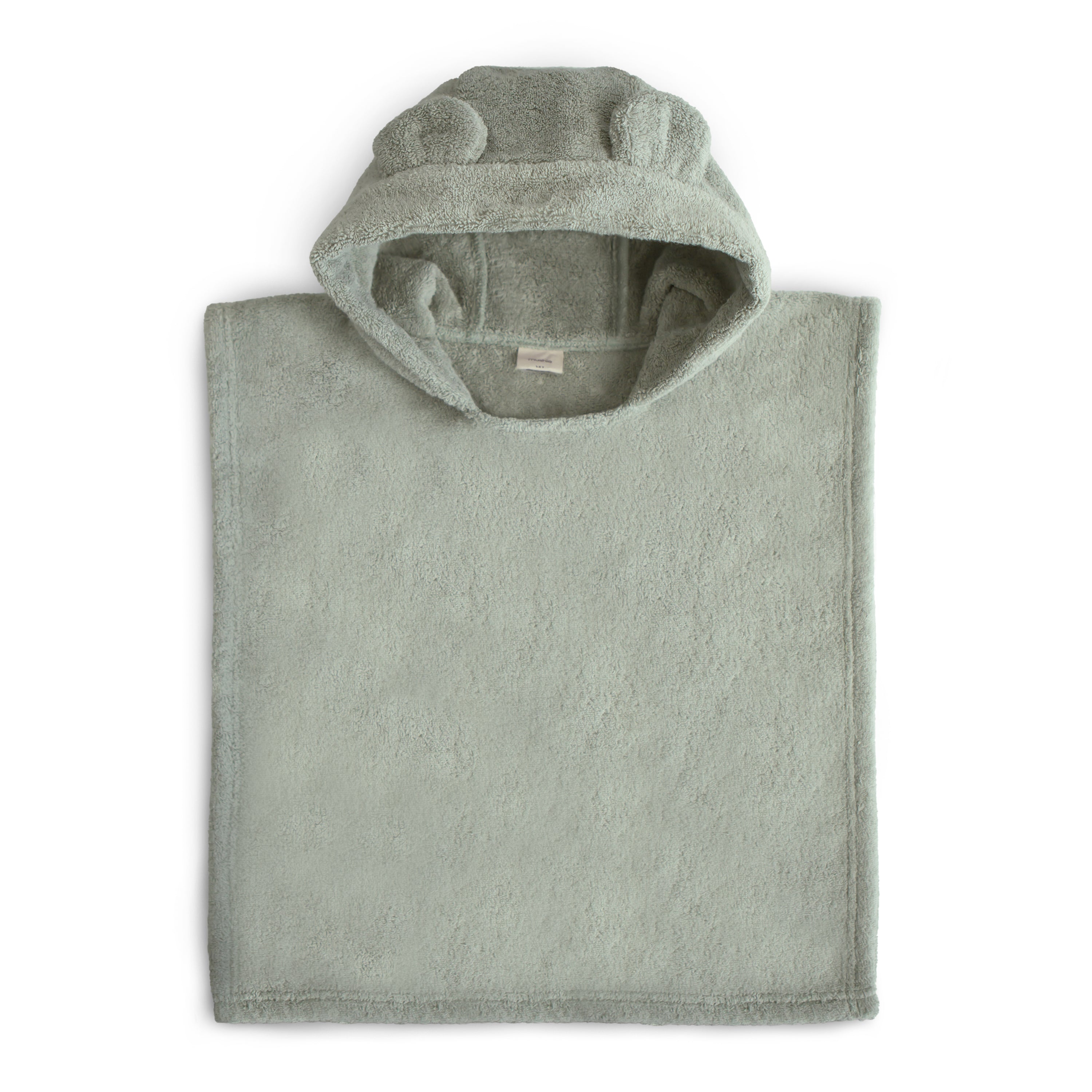 Bear Poncho Towel Hooded Towel Mushie Moss  