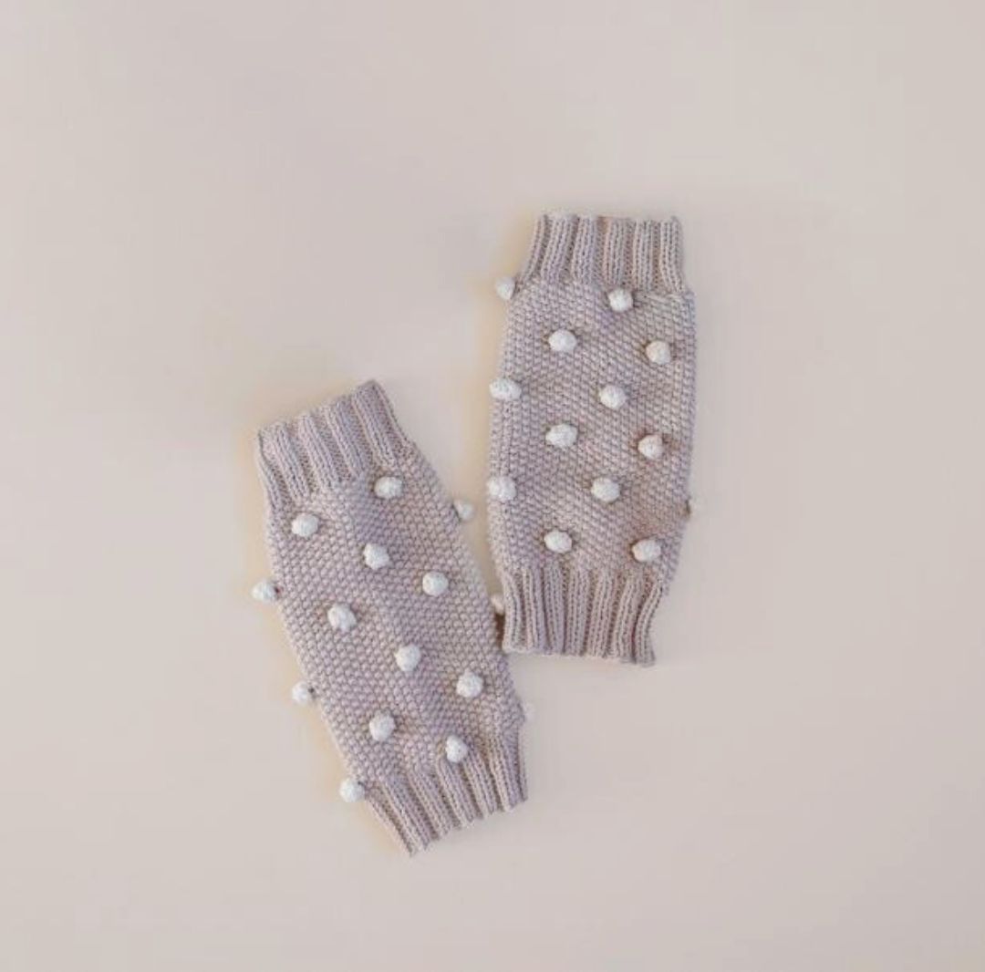 Popcorn Knit Leg Warmers