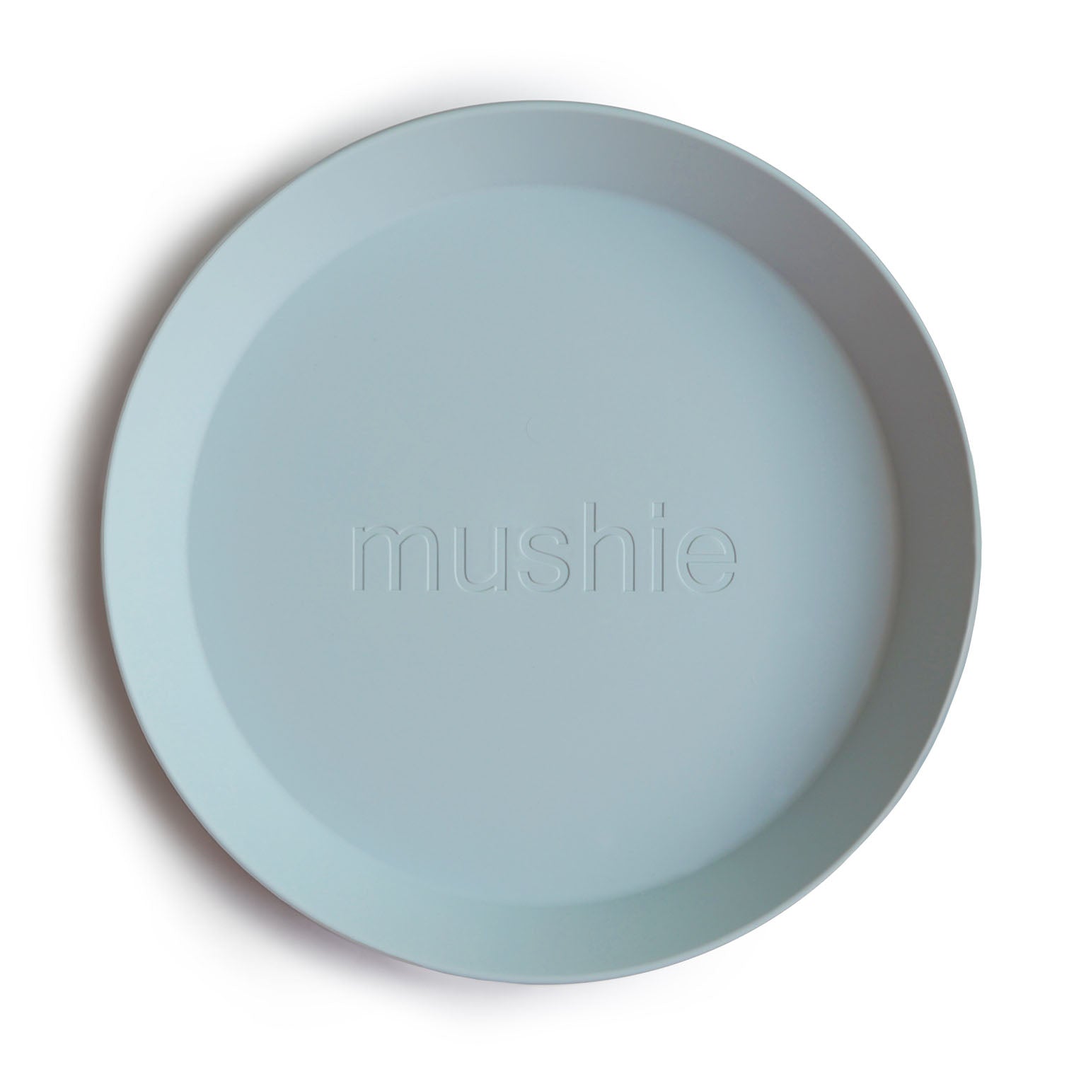 Round Dinnerware Plates, Set of 2 Dinnerware Mushie Powder Blue  