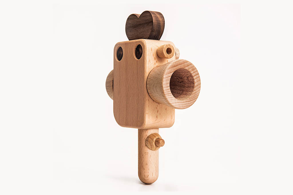 Super 8 Wooden Toy Camera