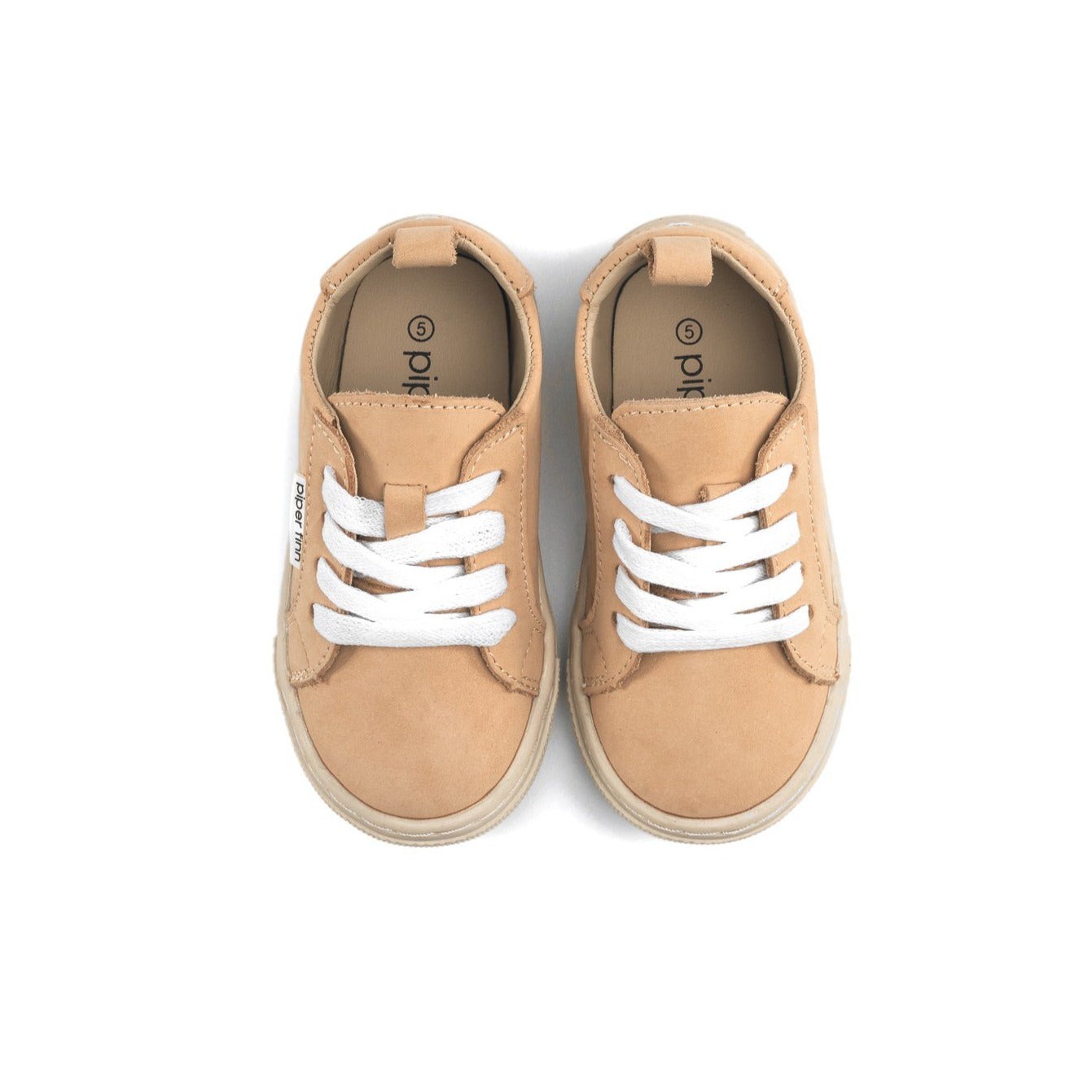 Tan Nubuck - Low Top Sneakers