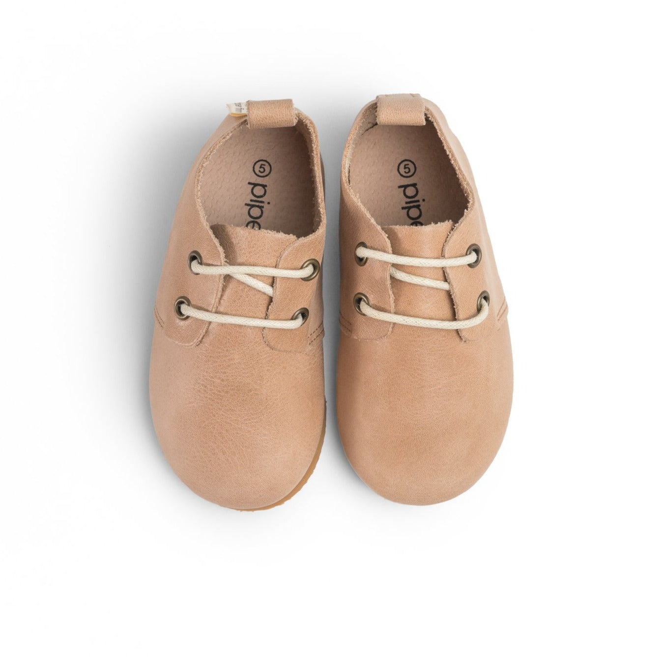 Tan - Low Top Oxfords - Hard Sole