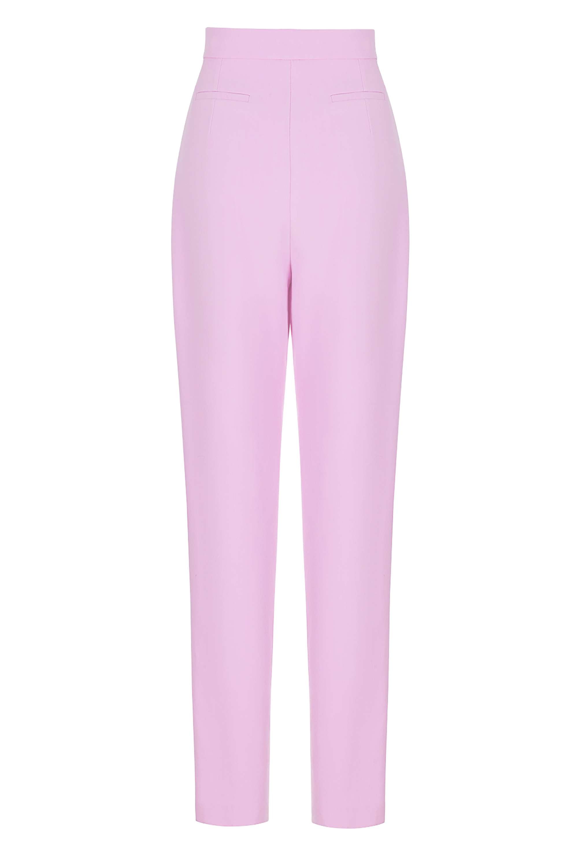 High Waist Carrot Pants - Pink
