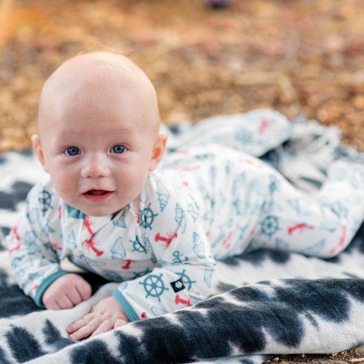 Zipper Footie - Lobster