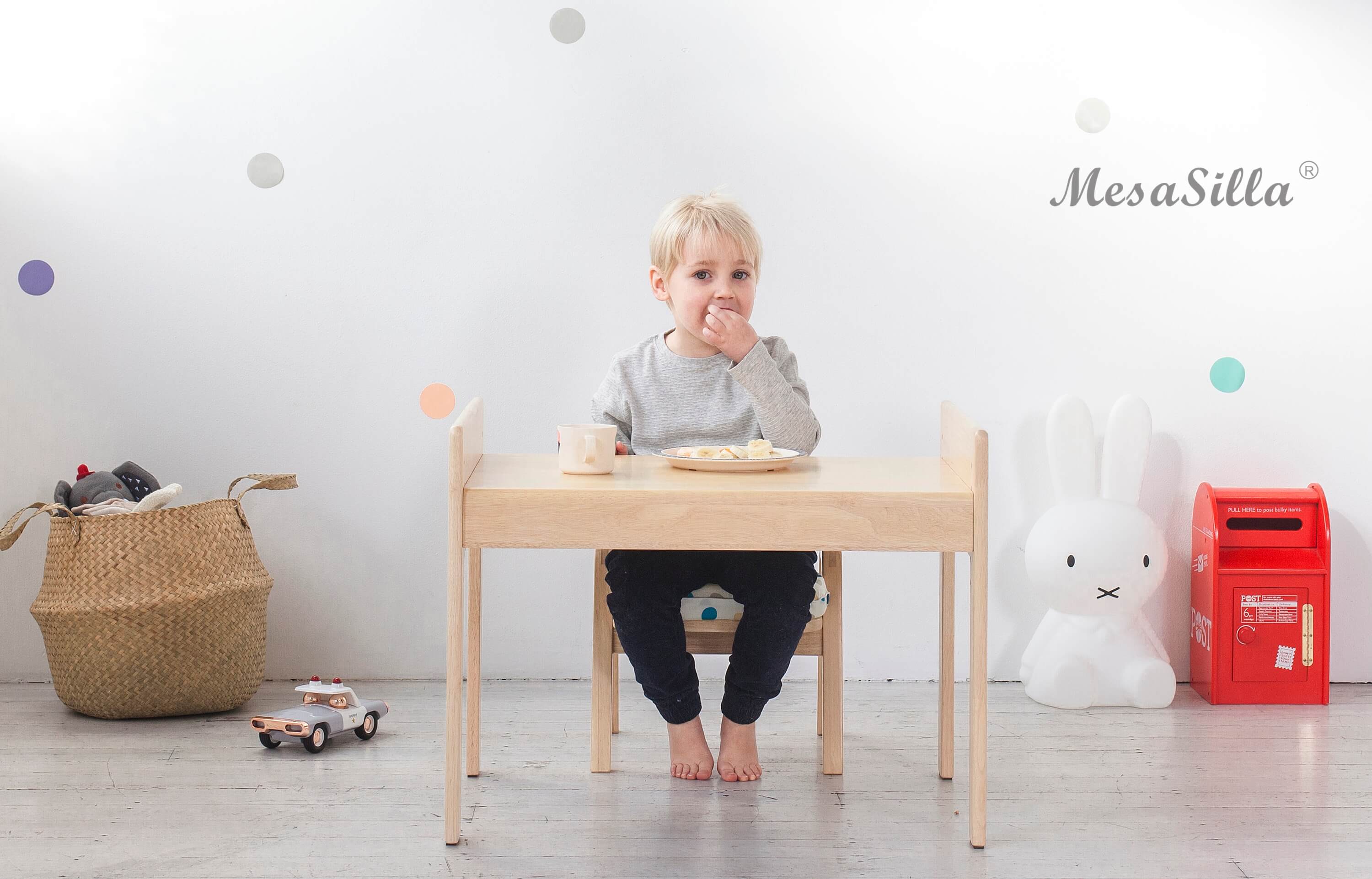 Mesasilla Primary Adjustable Table Set - with drawer-Bear Elephant Car Rabbit  - Height Adjustable  MesaSilla USA   