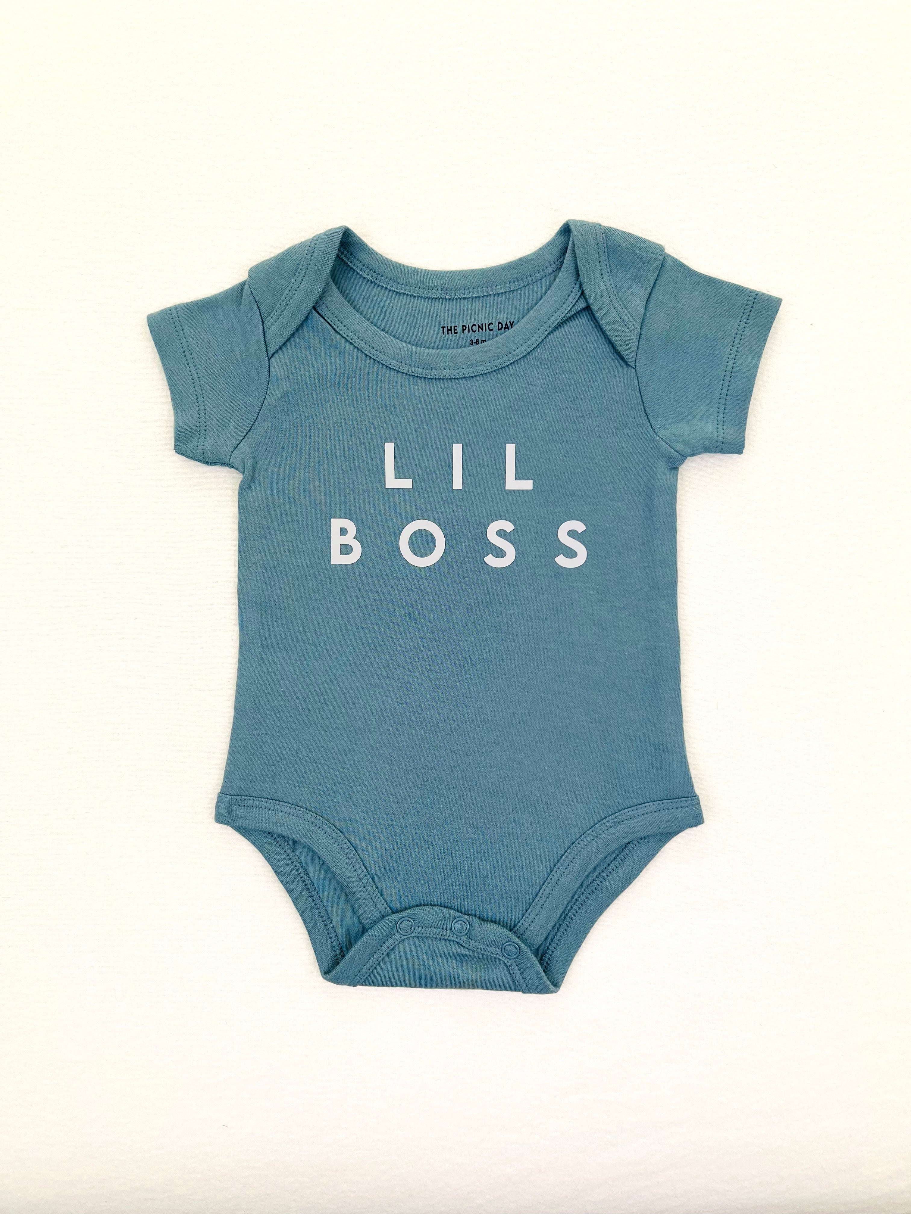 Lil Boss Organic Cotton Romper Juniper Baby One-Pieces The picnic day   