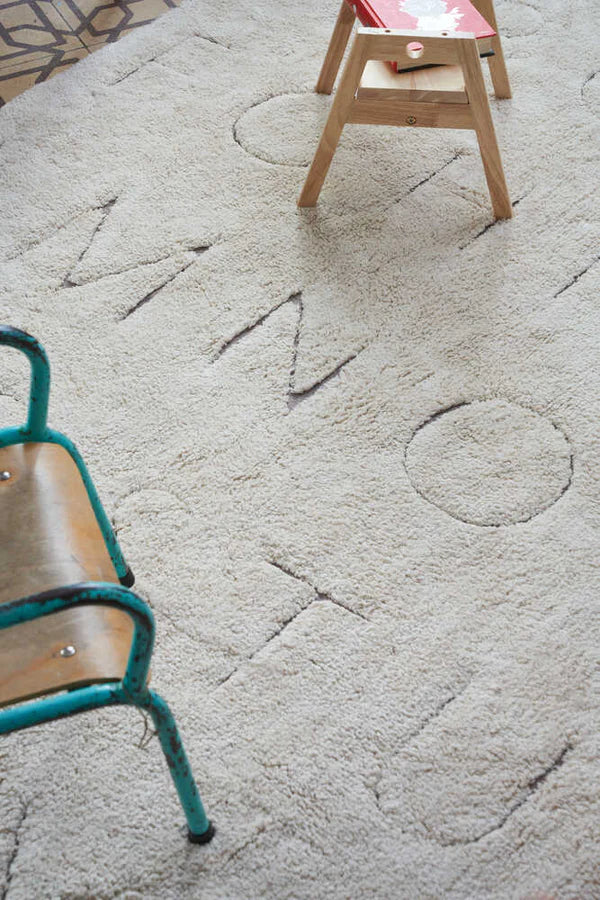 RUGCYCLED WASHABLE RUG ABC  Little Wonder & Co   