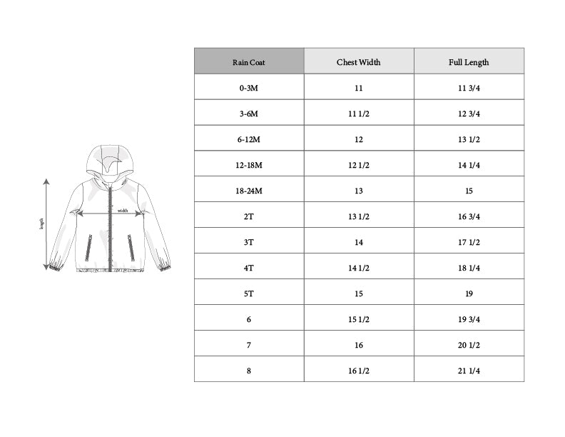 Girl's Rain Coat