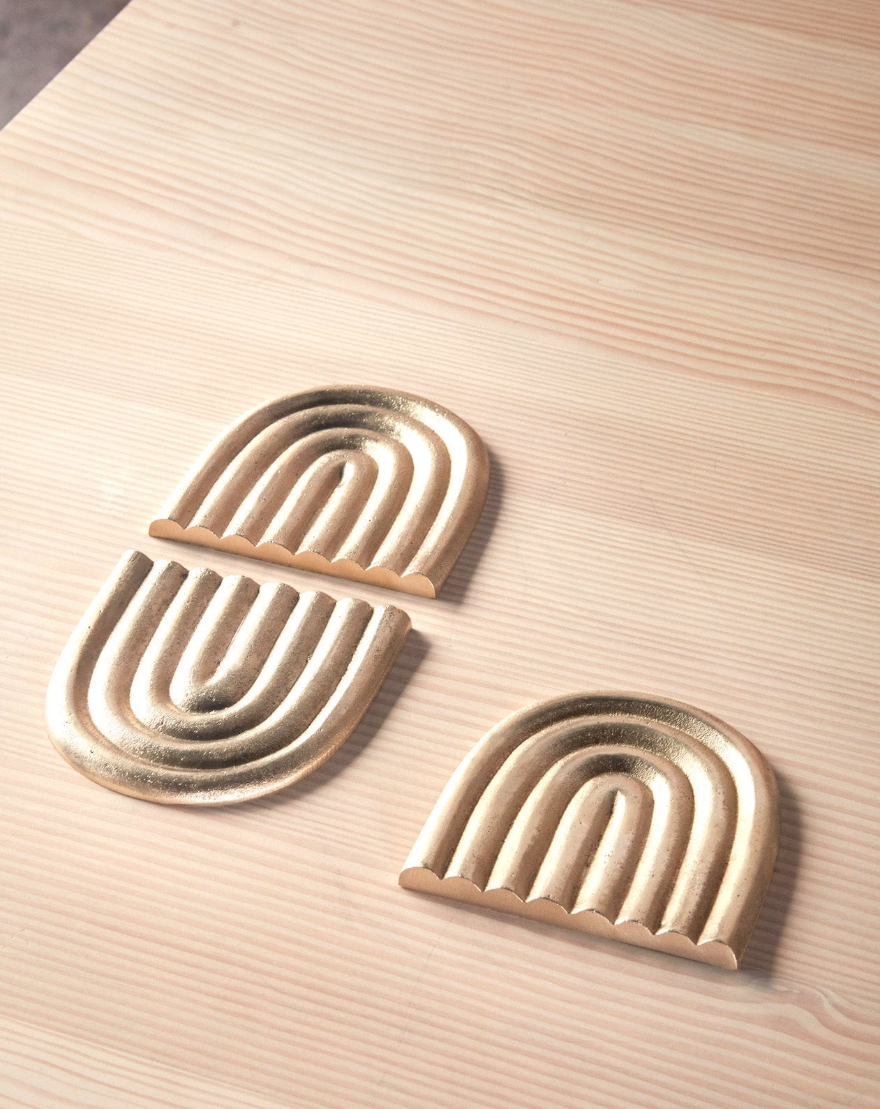 Rainbow Trivet - Solid Brass