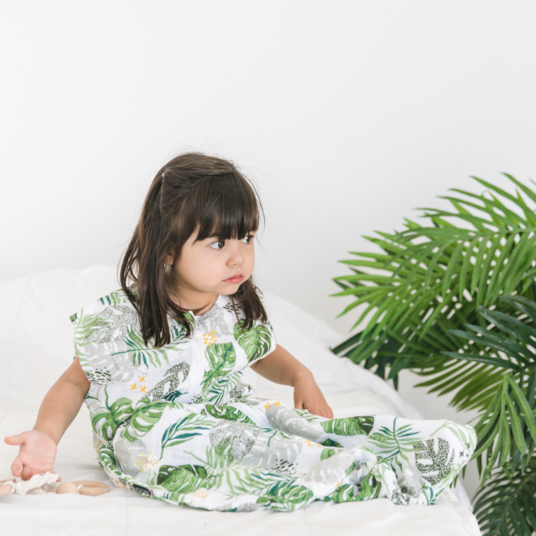 Rainforest Classic Muslin Bedtime Sleeper Bedtime Sleeper Bebe au Lait   