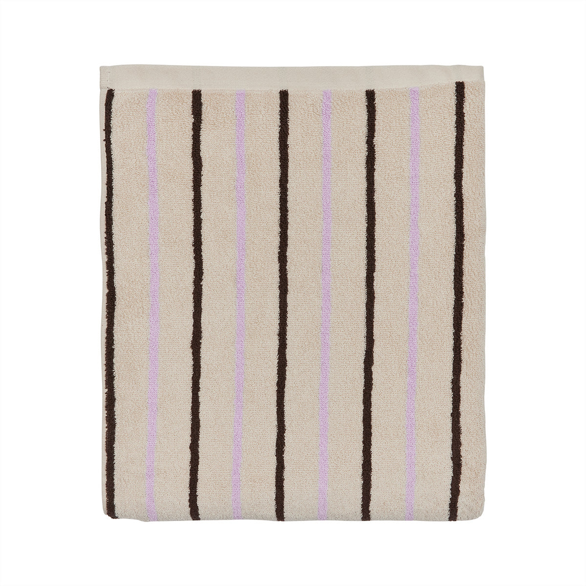 Raita Towel - Large - Purple/Clay/Brown