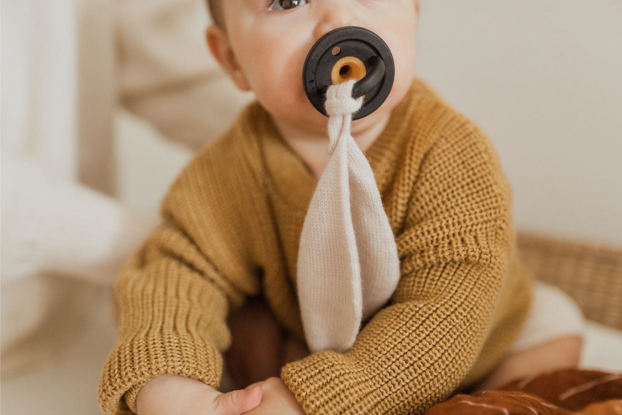 Modern Pacifier |  Warm Taupe