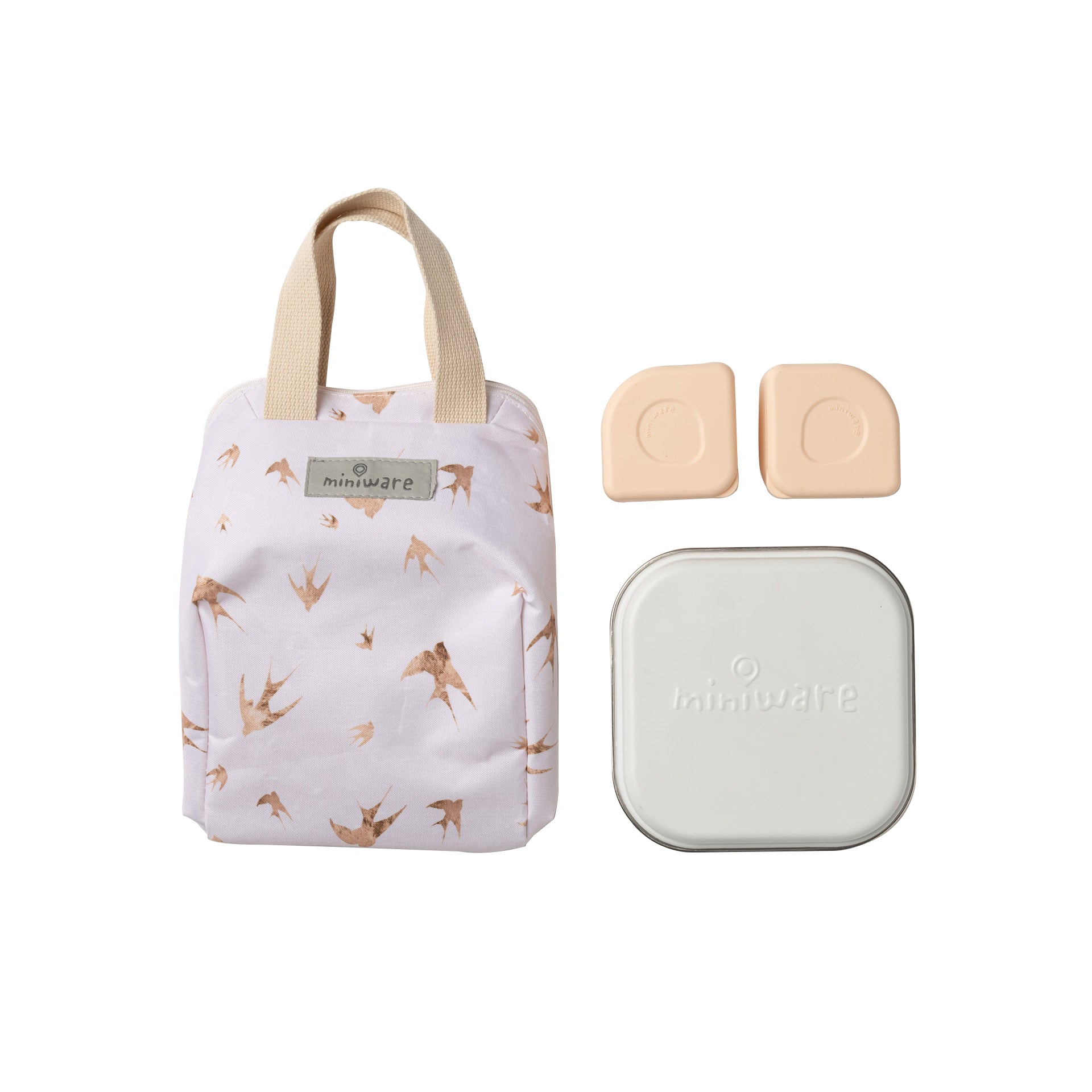 Ready Go! Bento Mealtote & GrowBento Set - Golden Swallow