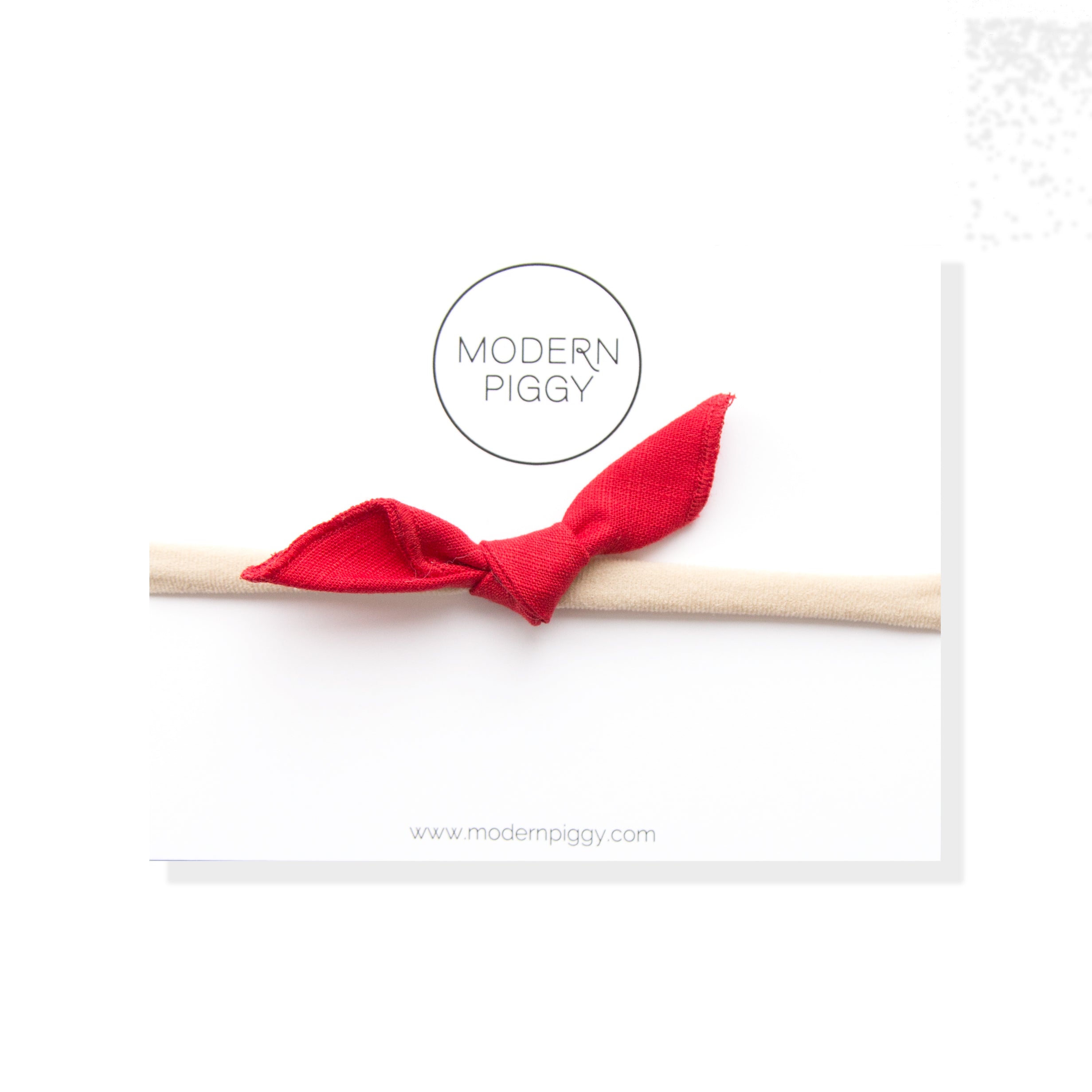 Red | Mini Knot Bow