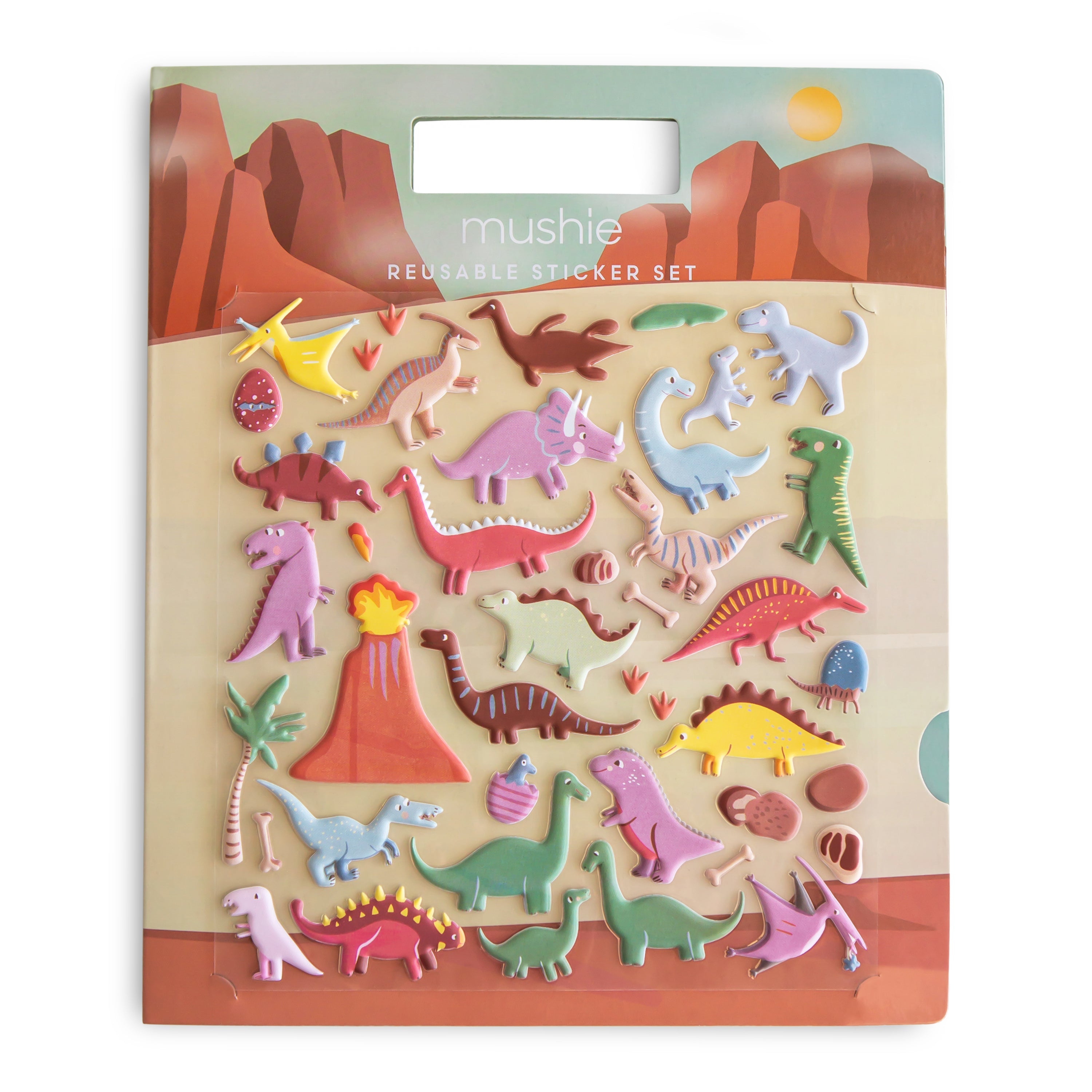 Reusable Sticker Set (Dino) Sticker Set Mushie   