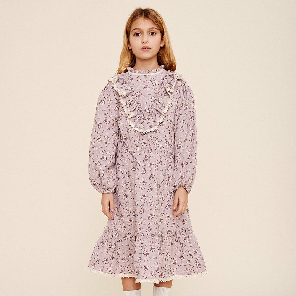 Ria Flower Dress - Lilac Floral - FINAL SALE