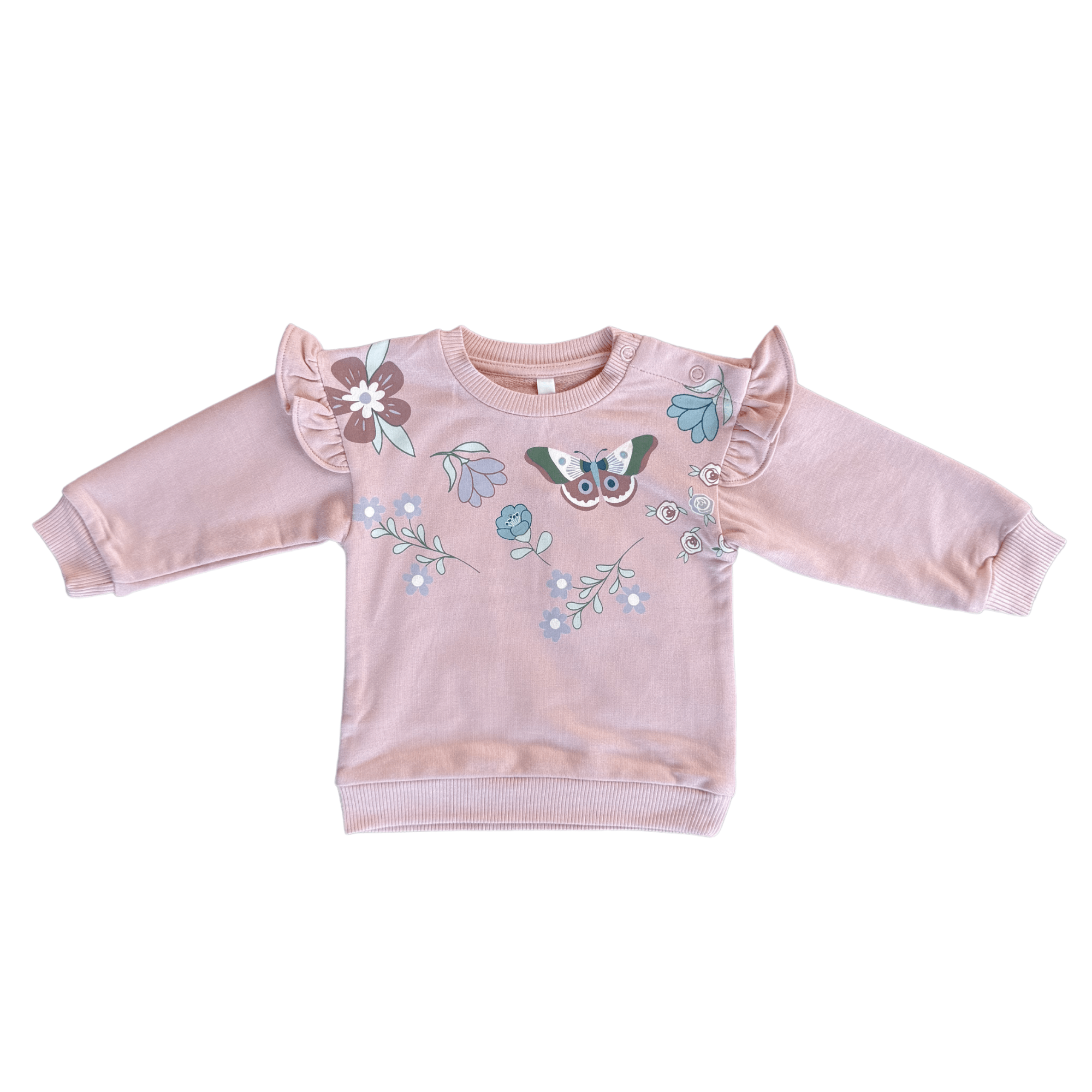 Girl's Ruffle Sweatshirt