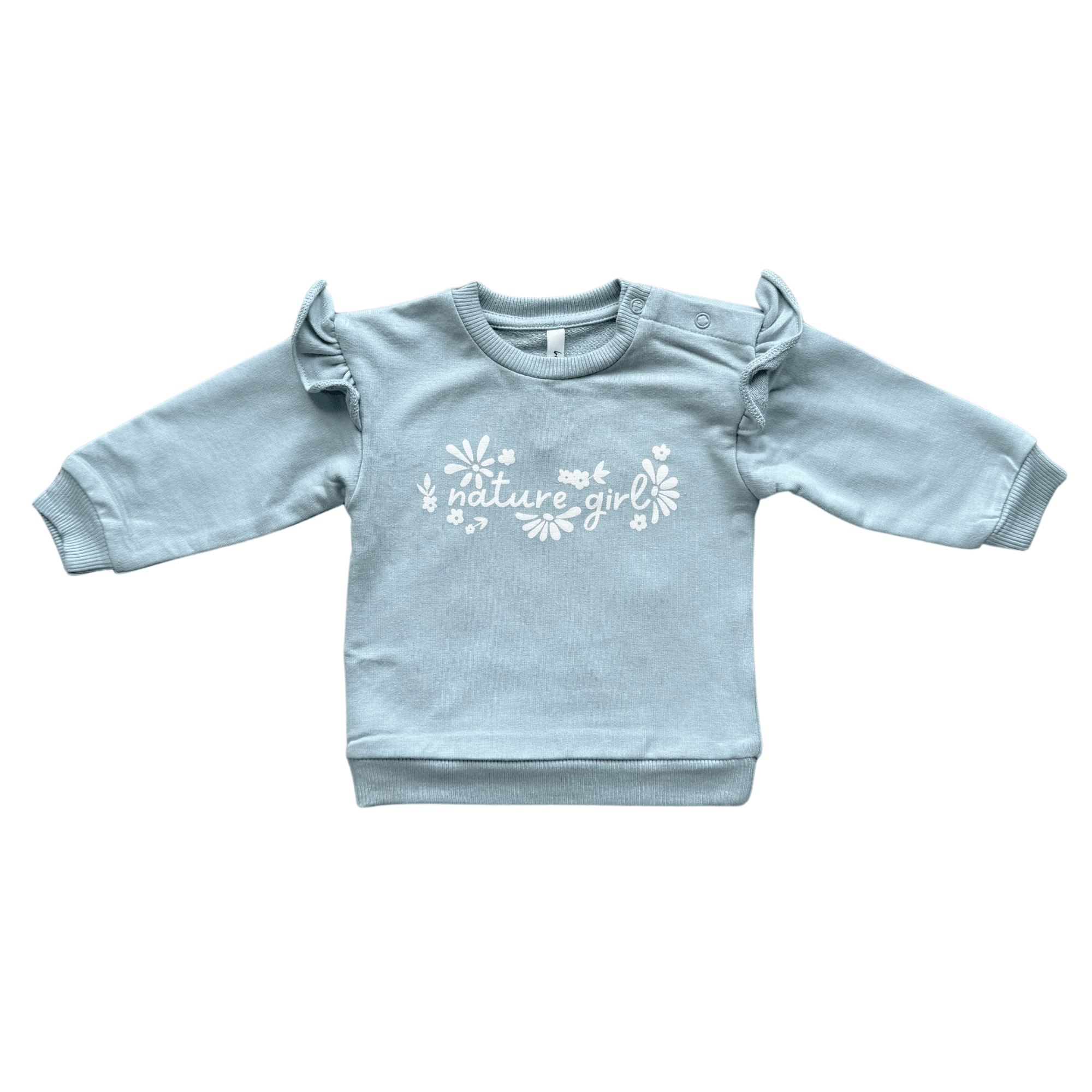 Girl's Ruffle Sweatshirt
