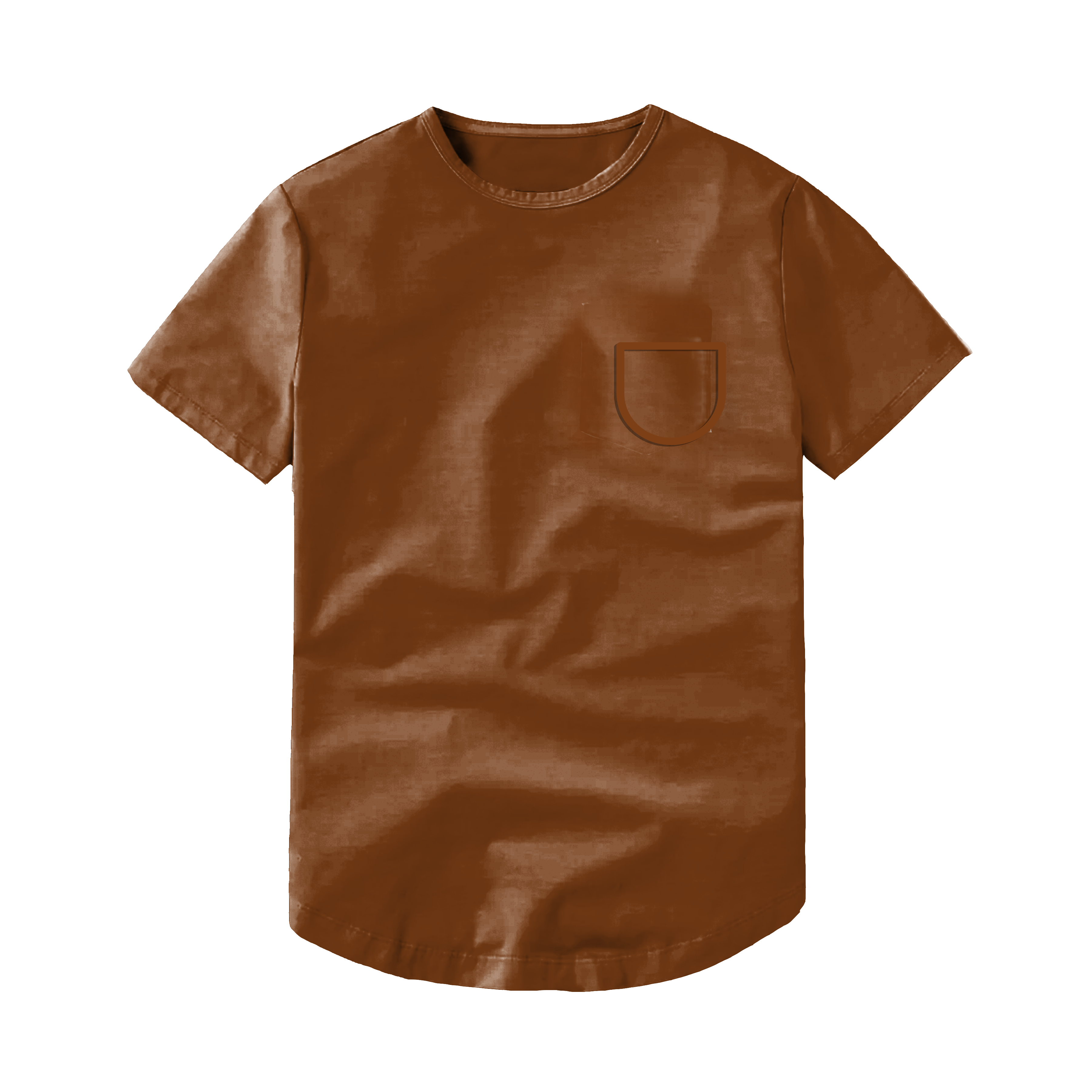 Slouchy Modal Pocket Tee (Adult) T-Shirt kindthing Rust XS 