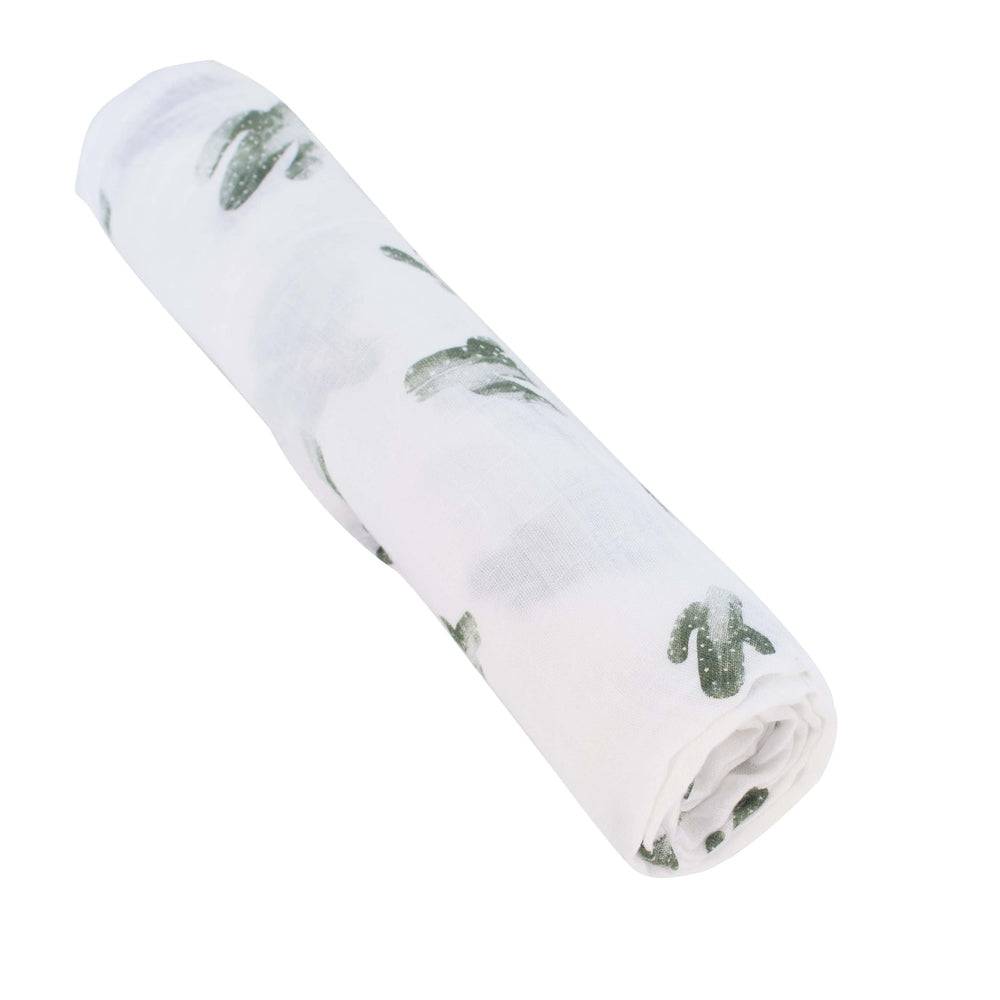 Muslin Swaddle Blanket Oh So Soft Saguaro Swaddle Blanket Bebe au Lait   