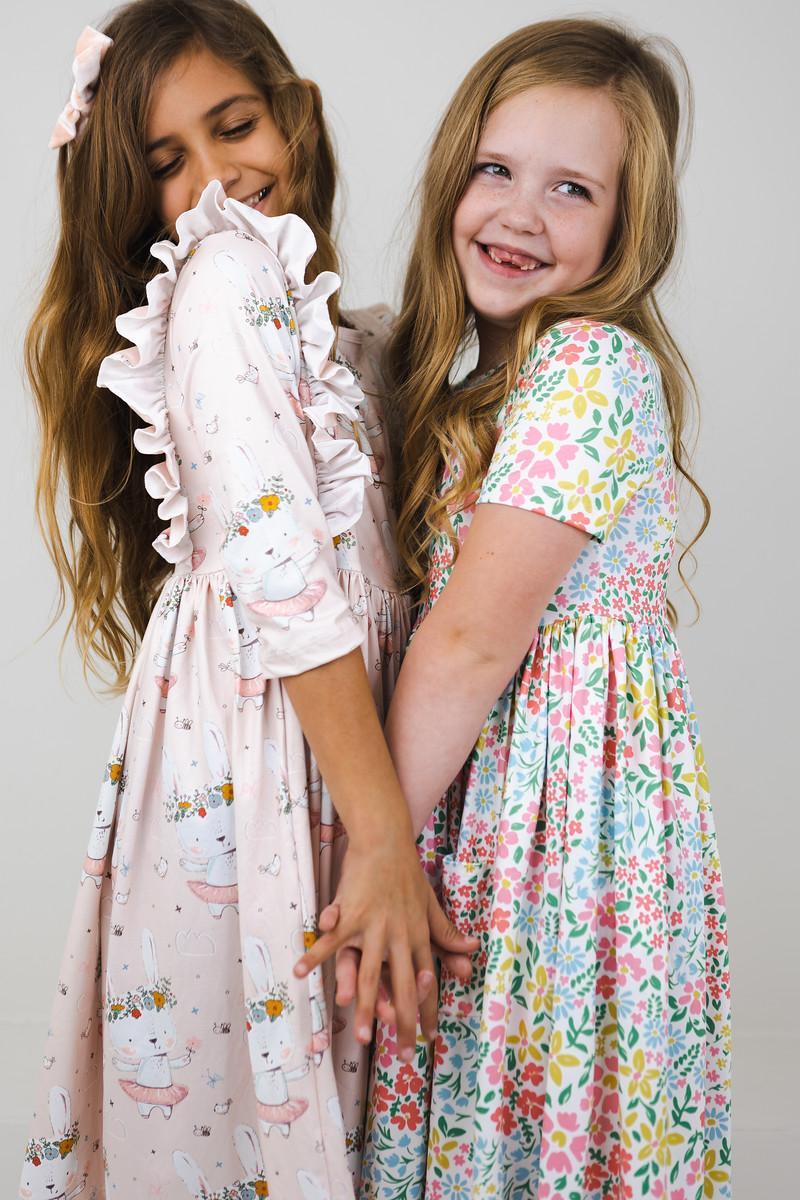SALE Don't Worry, Be Hoppy Ruffle Twirl Dress