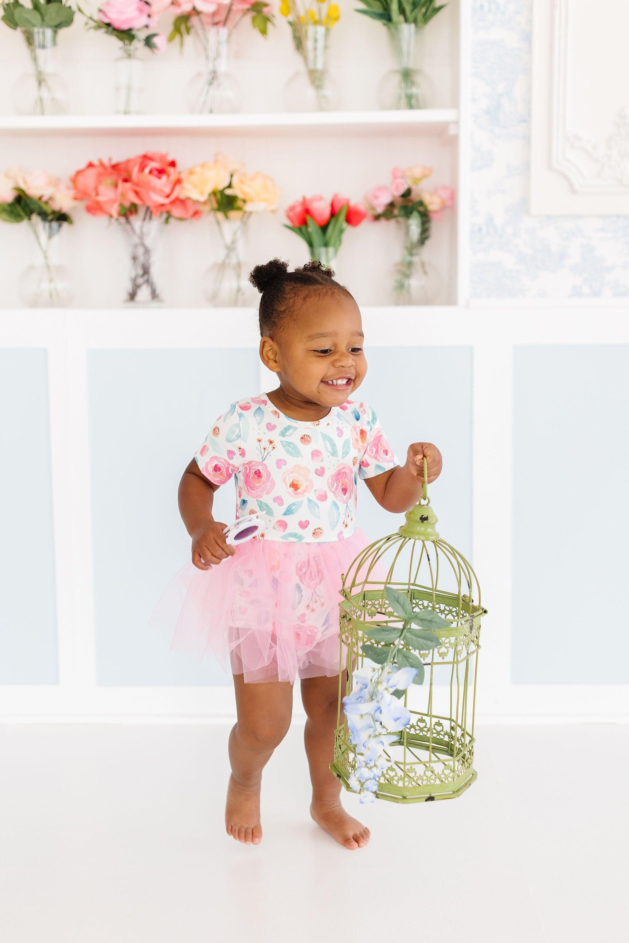 SALE Rosettes Tutu Bodysuit
