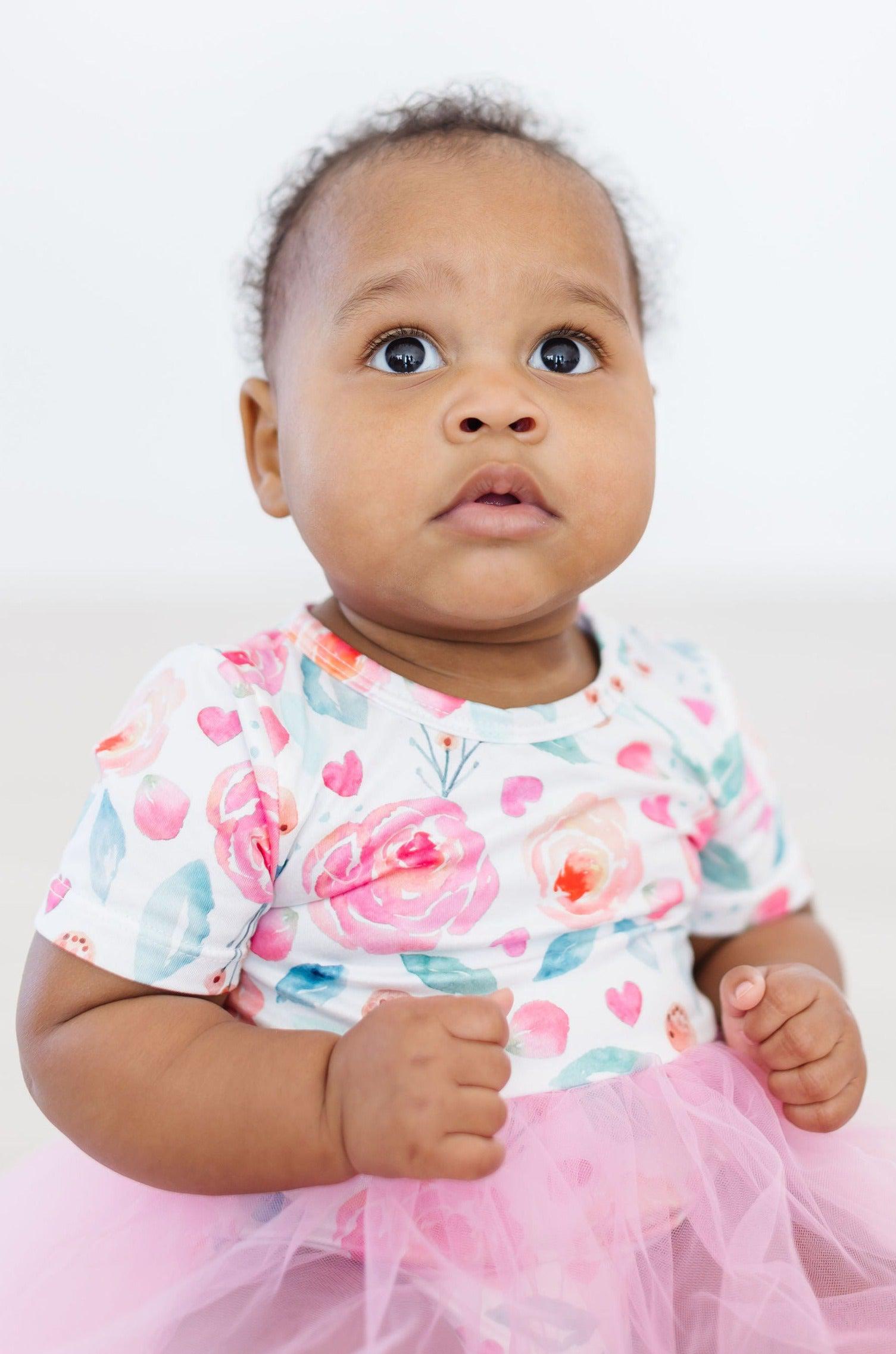 SALE Rosettes Tutu Bodysuit