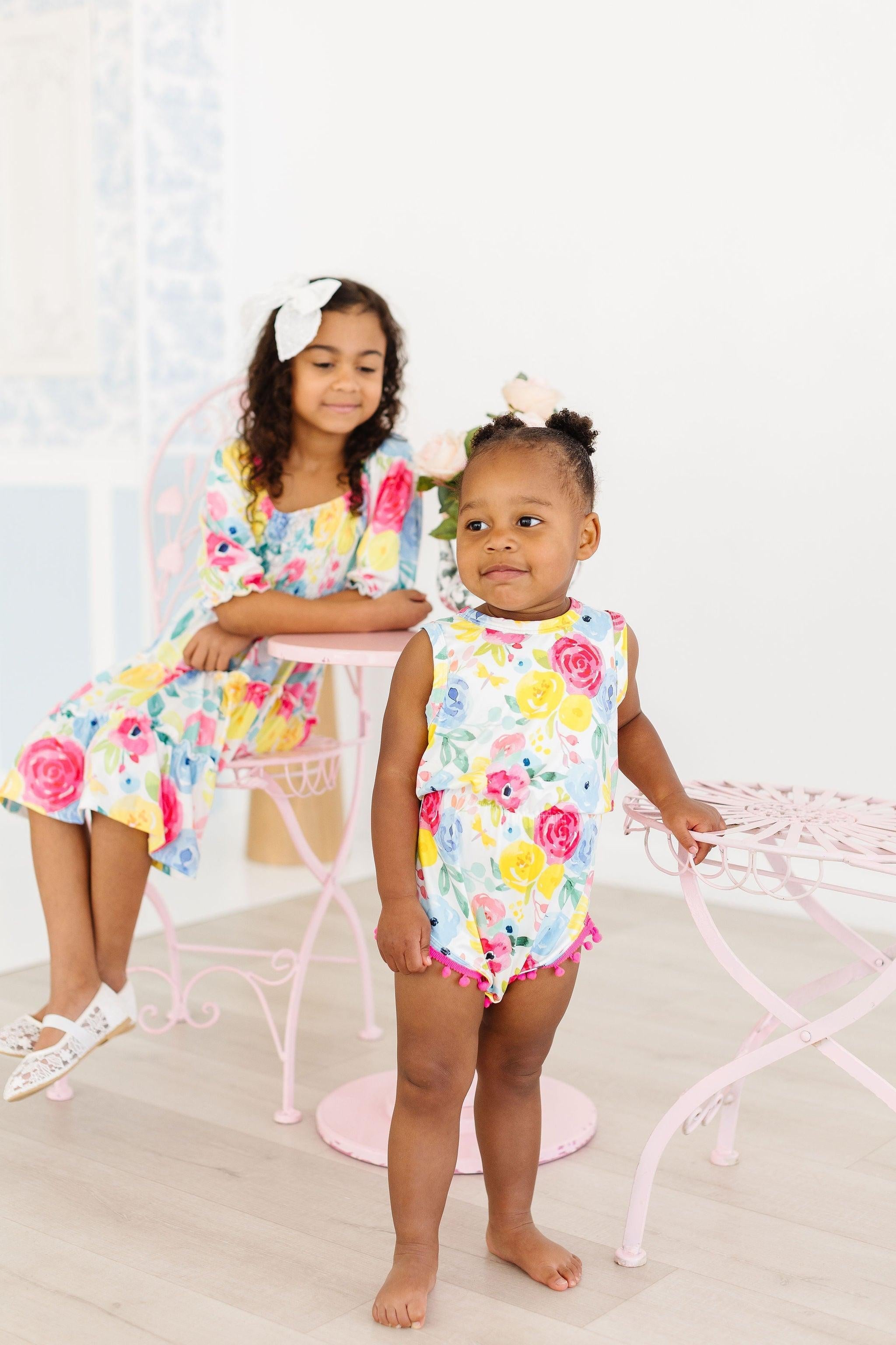 SALE Rosie Smocked Ruffle Dress