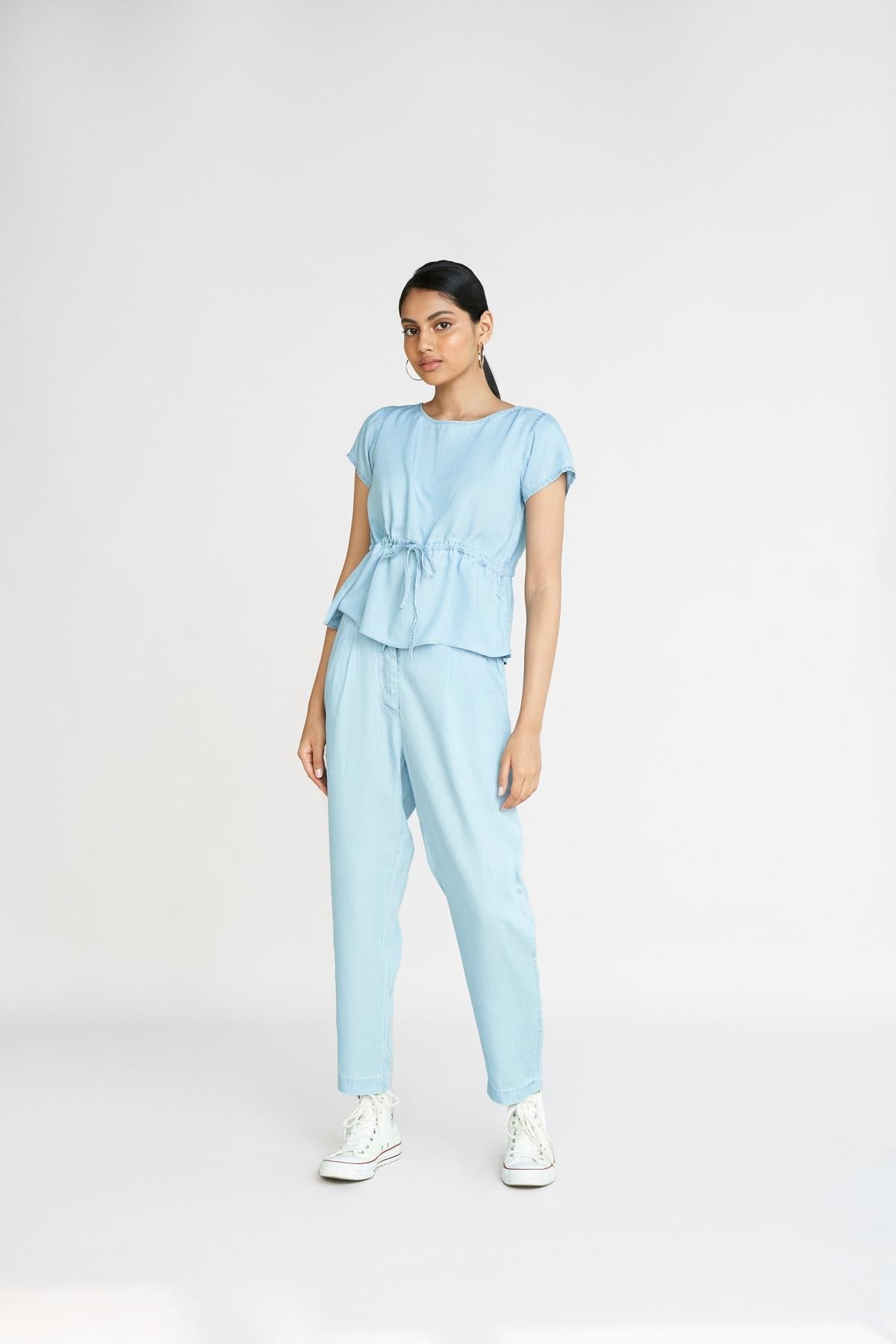 A Sweet Escape Top - Ocean Blue