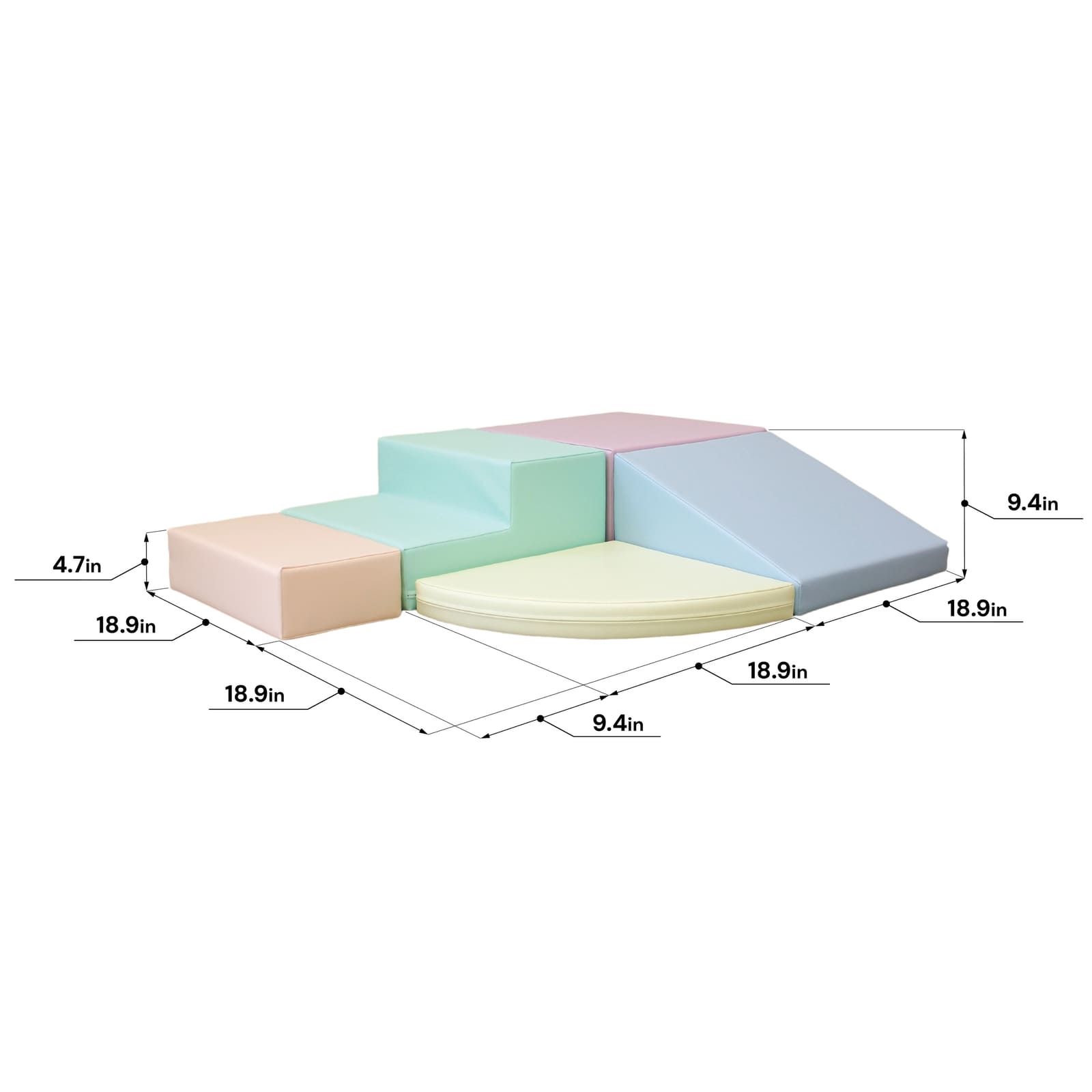 Soft Play Foam Block Set - Corner Climber