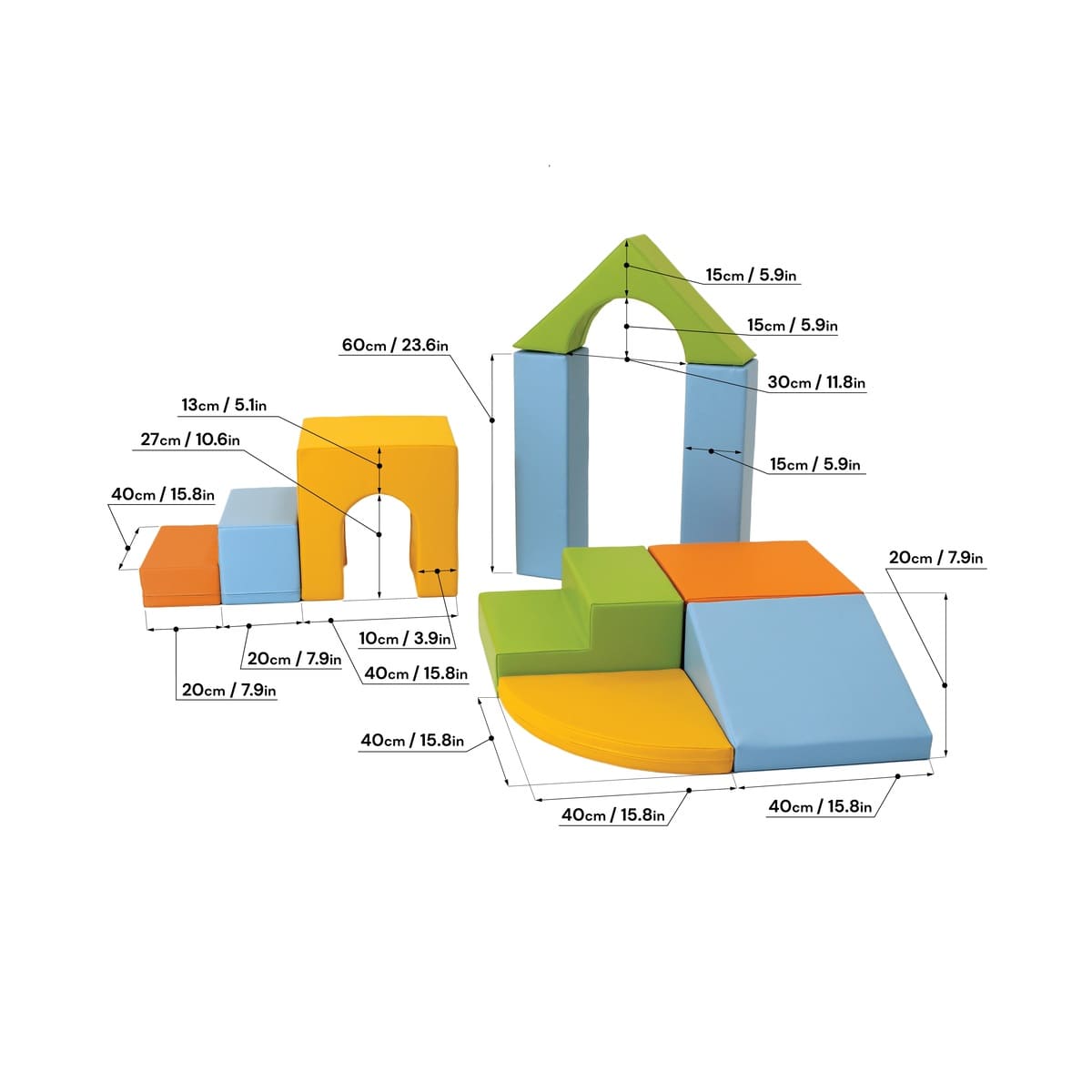 Multifunctional Foam Play Set - Creativity