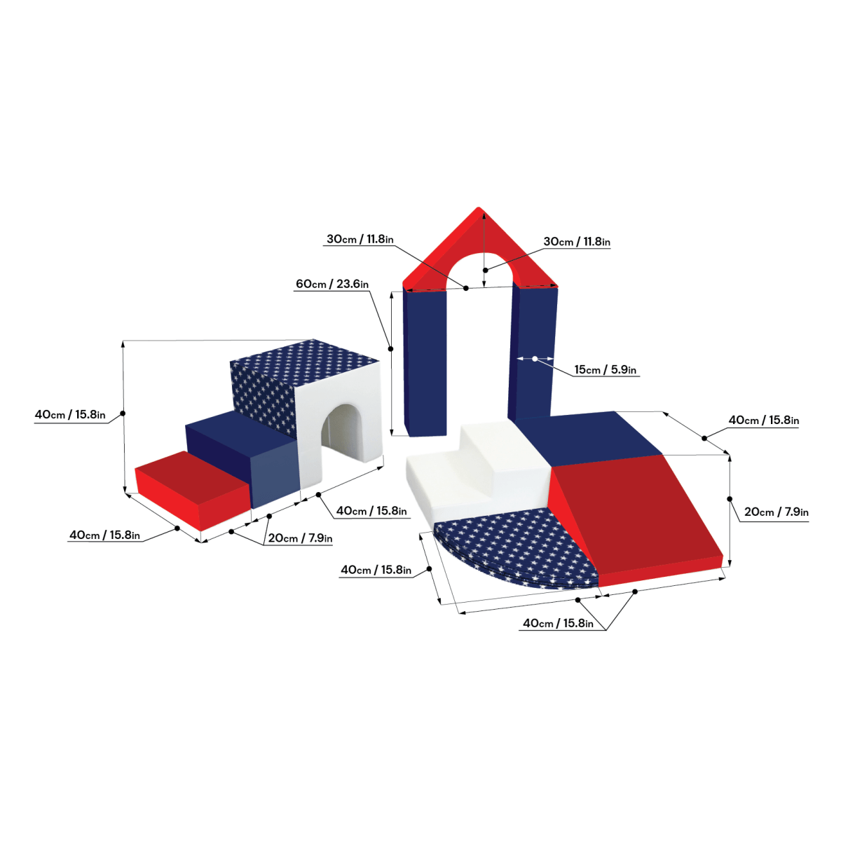 Multifunctional Foam Play Set - Creativity