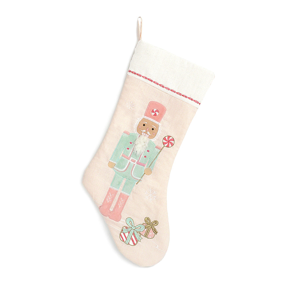 Candy Nutcracker Stocking STOCKINGS MON AMI   