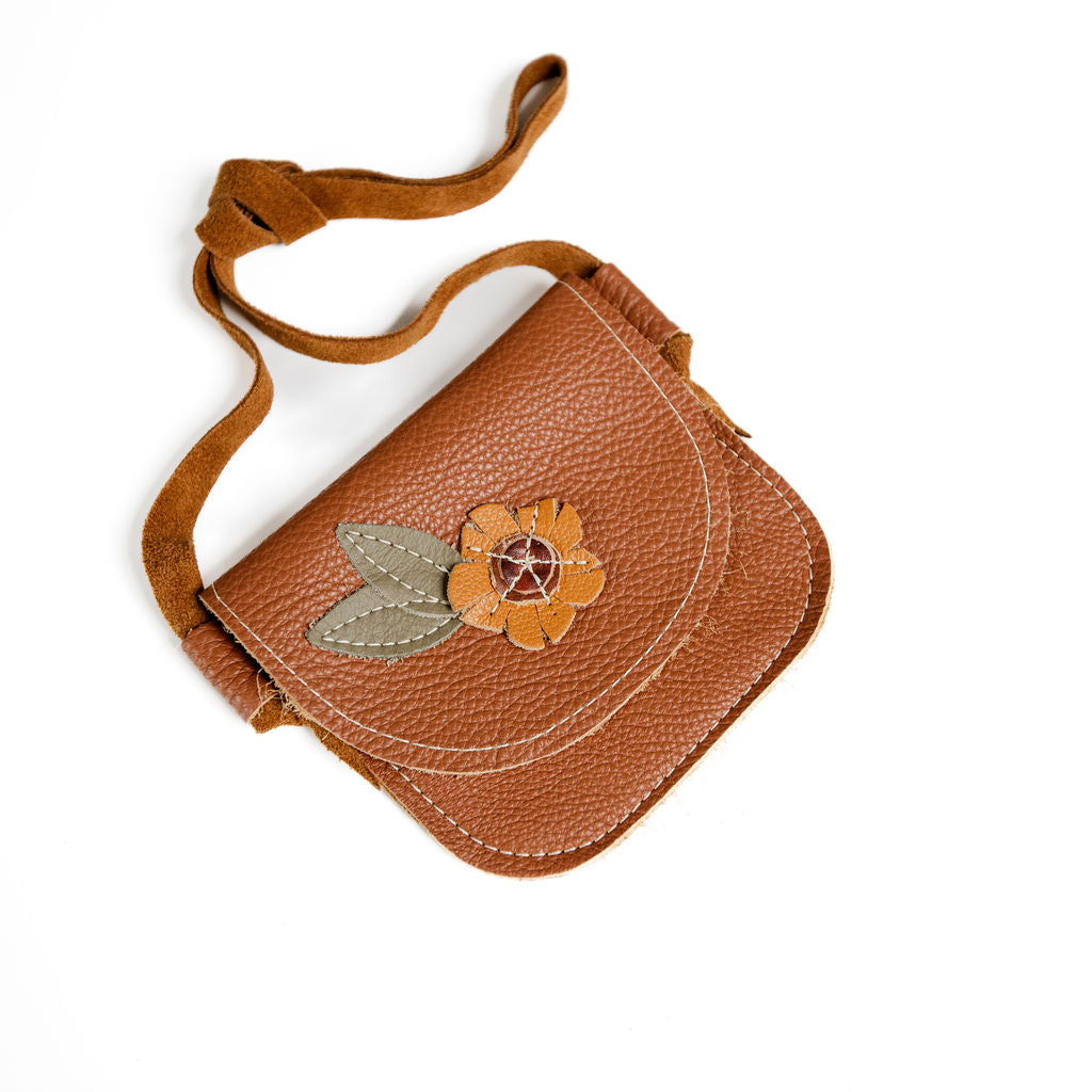 Sunflower Leather PURSE Toddler & Kids  Starry Knight Design   