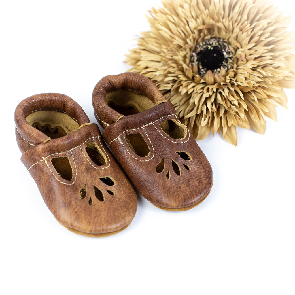 Russet LOTUS T-strap Shoes Baby and Toddler