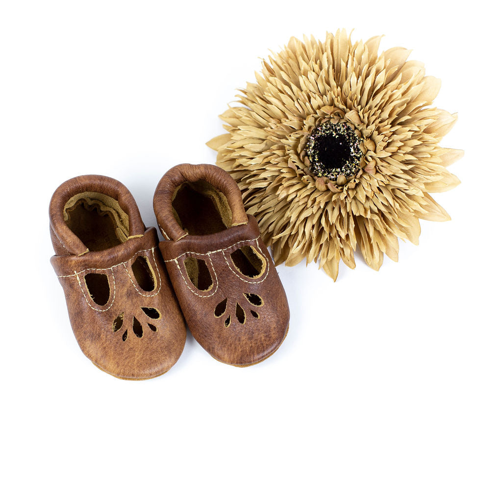 Russet LOTUS T-strap Shoes Baby and Toddler