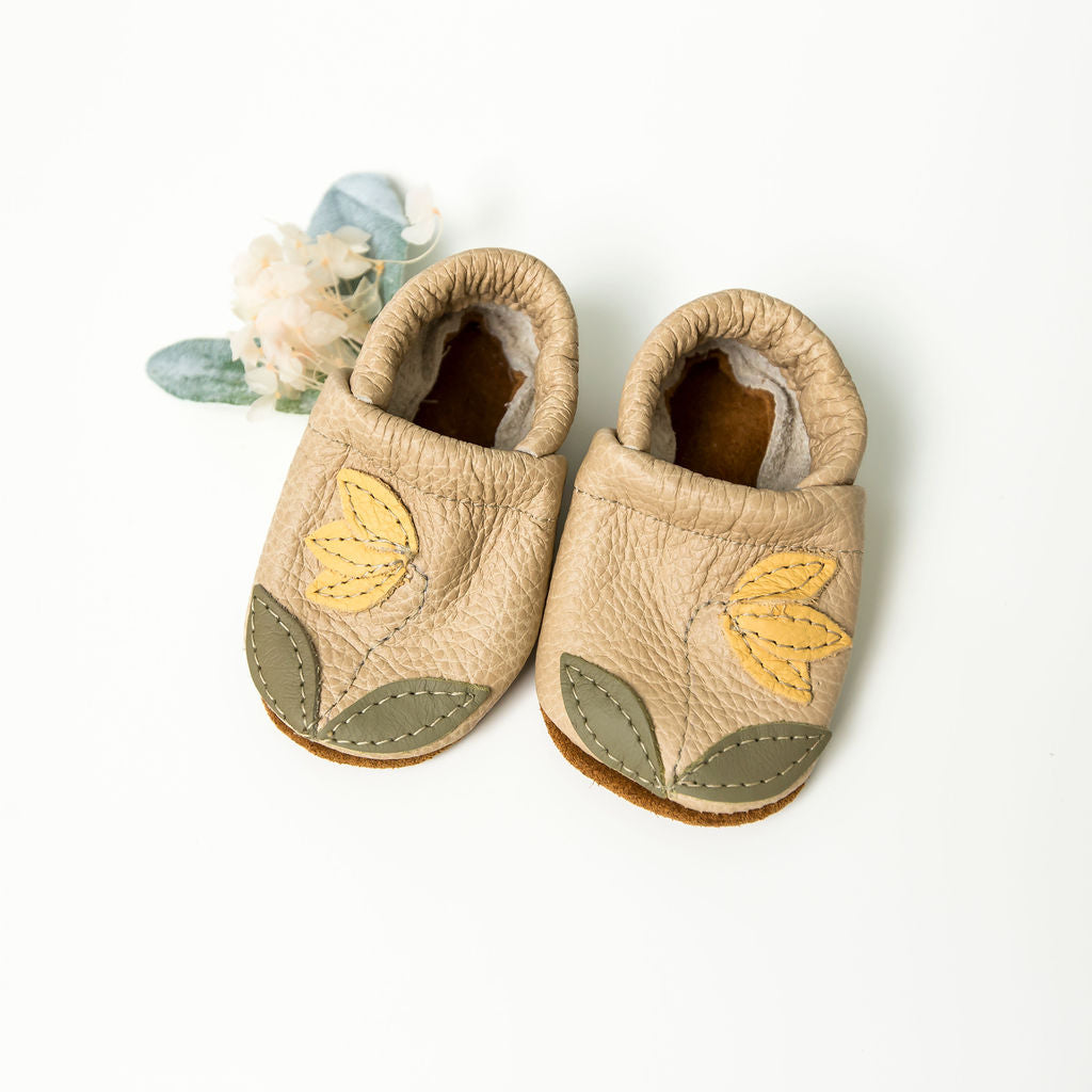 Yellowbell on Barley Leather Shoes Moccs Baby and Toddler Baby Shoes Starry Knight Design   