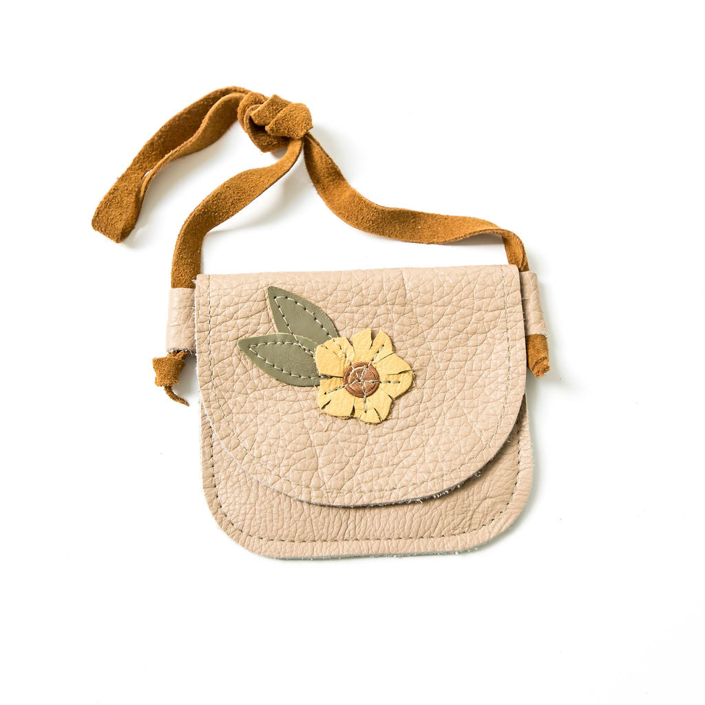 Daffodil Daisy Flower Leather PURSE Toddler & Kids  Starry Knight Design   