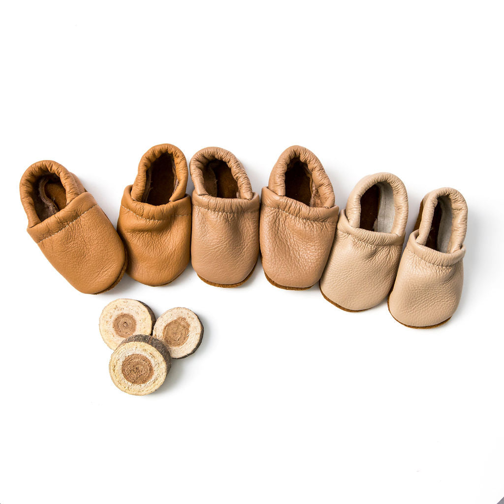 Flax, Oat, Camel LOAFERS Leather Shoes Baby and Toddler Baby Shoes Starry Knight Design   