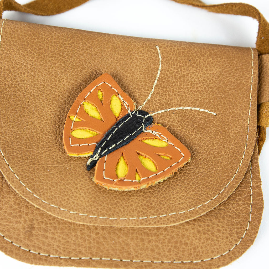 Sahara Butterfly Critters Leather PURSE Toddler & Kids