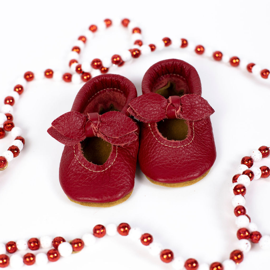 Cherry BELLA JANES Shoes Baby and Toddler Baby Shoes Starry Knight Design Cherry 00 ( tiny) 3.65" 