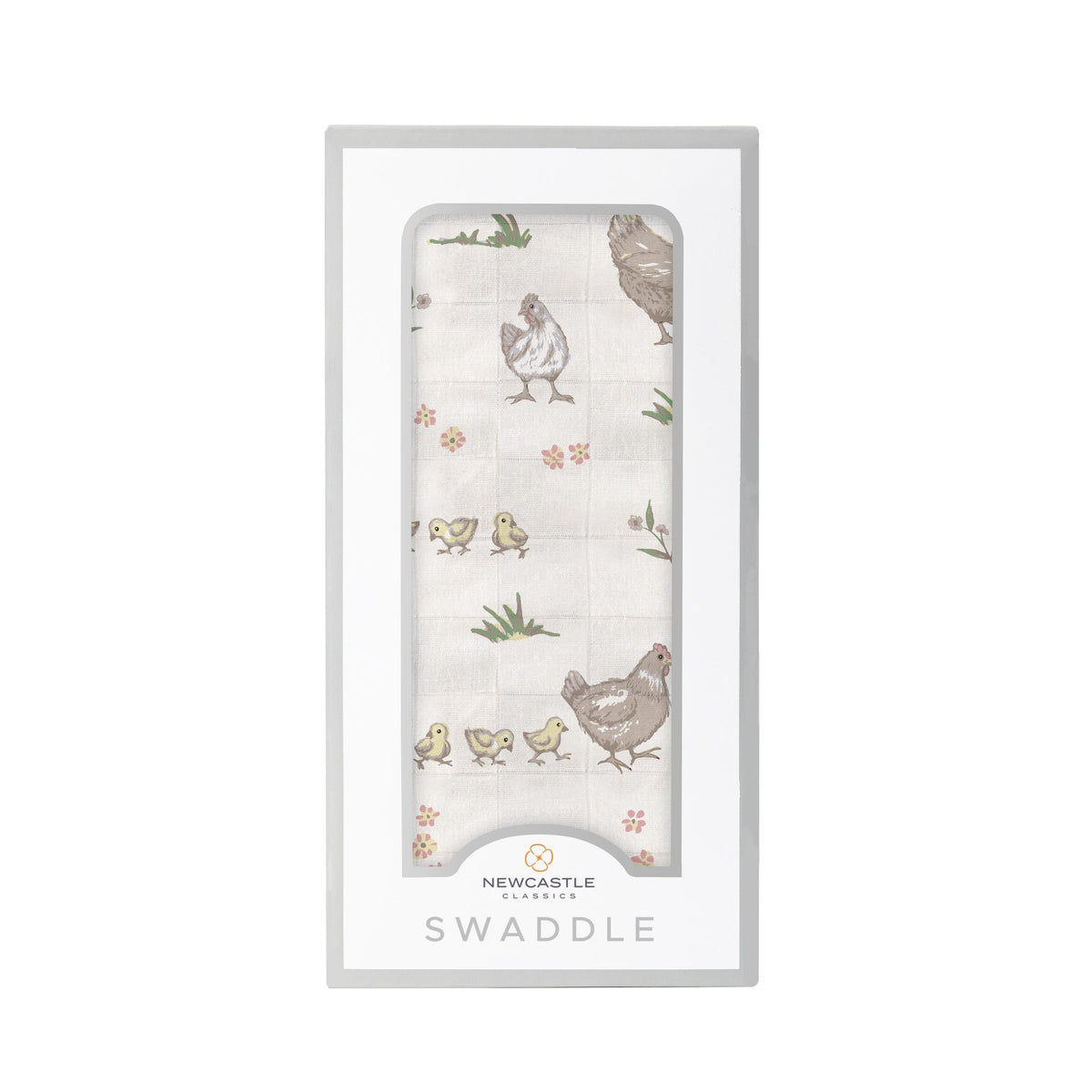 Farm Chickens Bamboo Swaddle