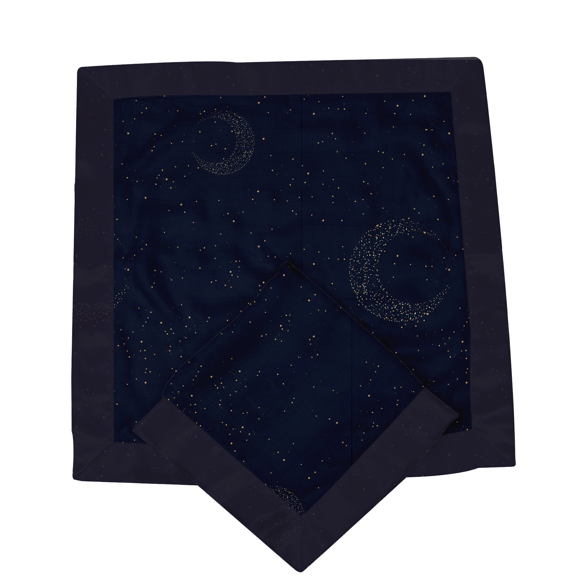 Midnight Moon Bamboo Muslin Security Baby Blankie