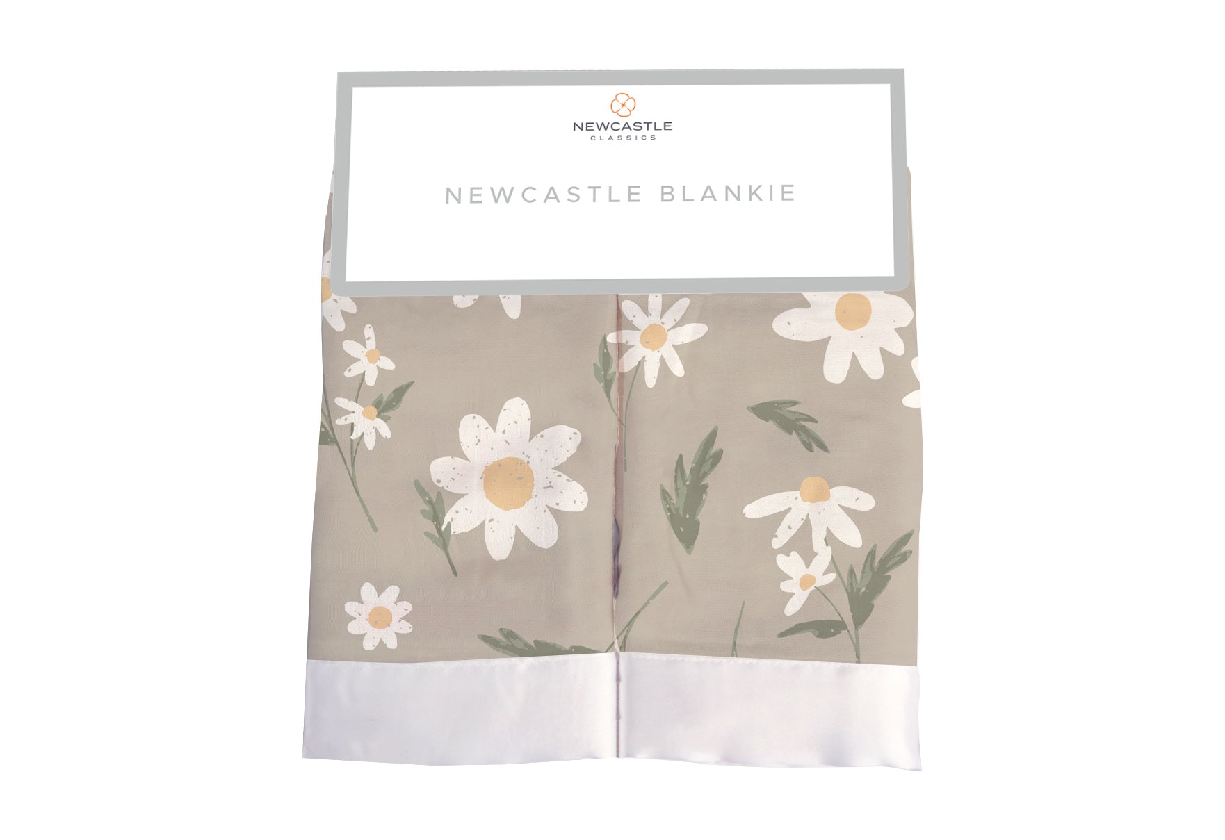 White Daisy Bamboo Newcastle Blankie